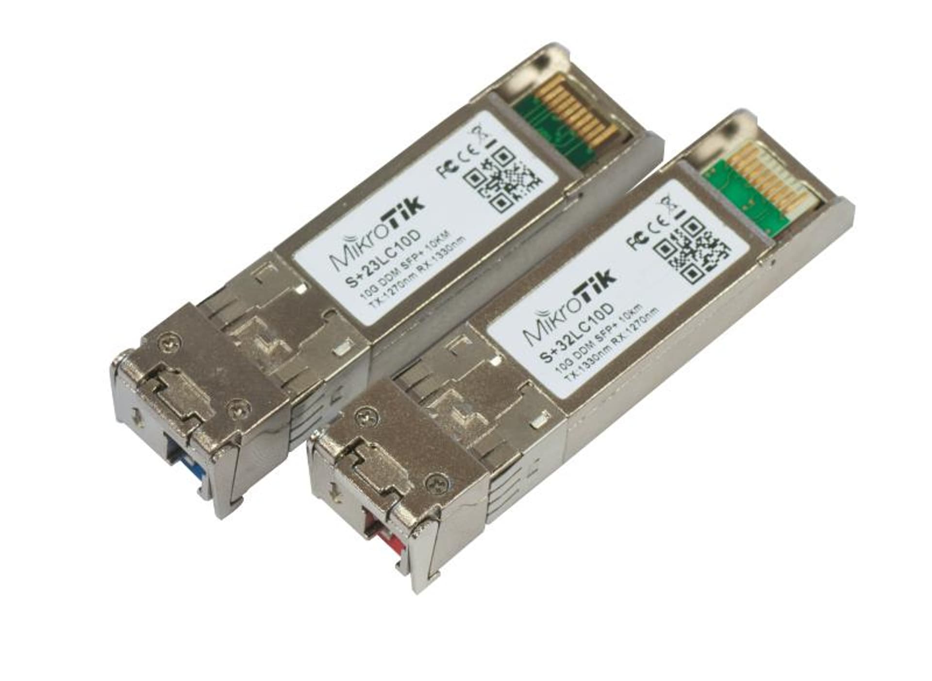 

Zestaw modułów SFP+ Mikrotik 10Gbit WDM SM LC 10km DDM