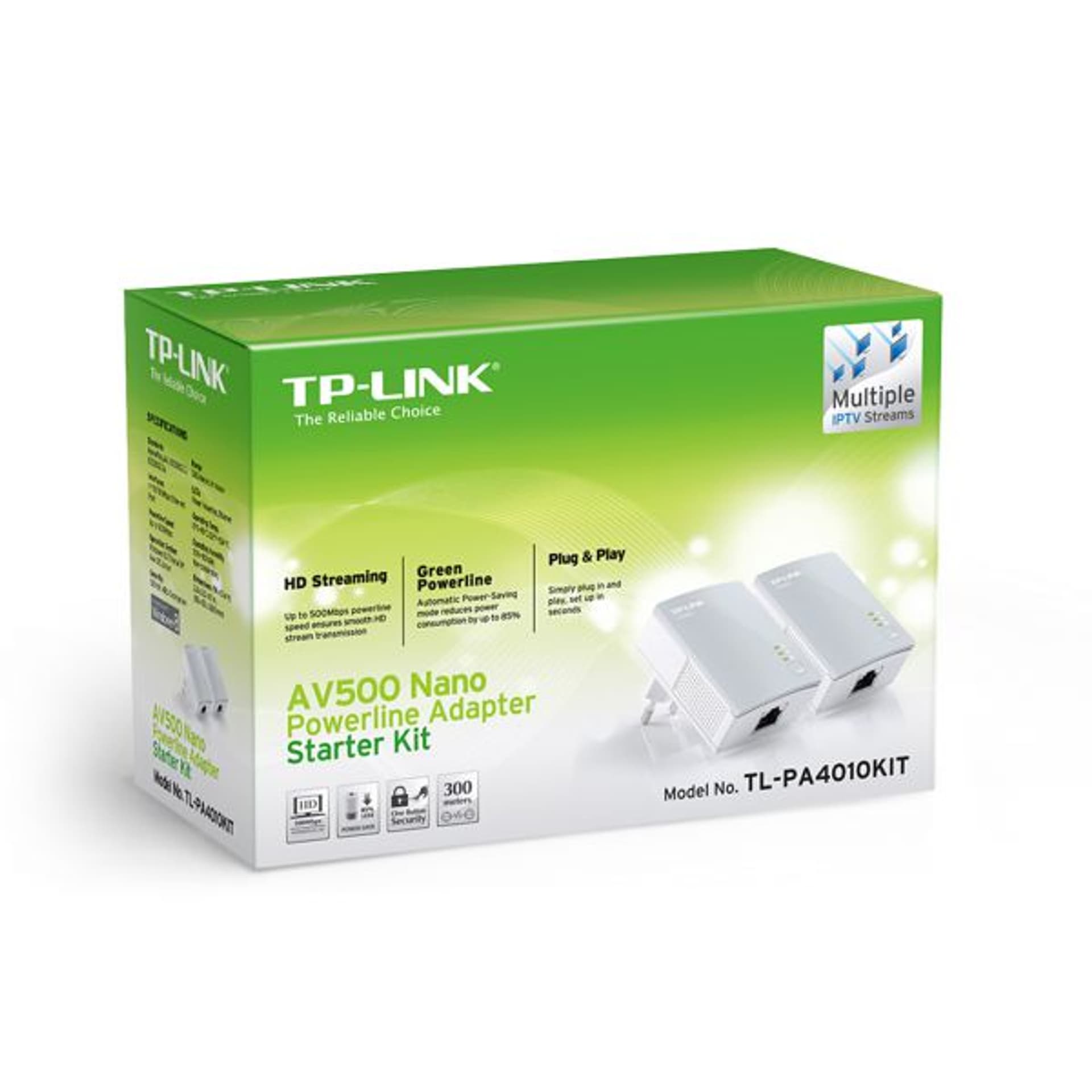 

TP-Link TL-PA4010 Zestaw nano transmiterów sieciowych AV600