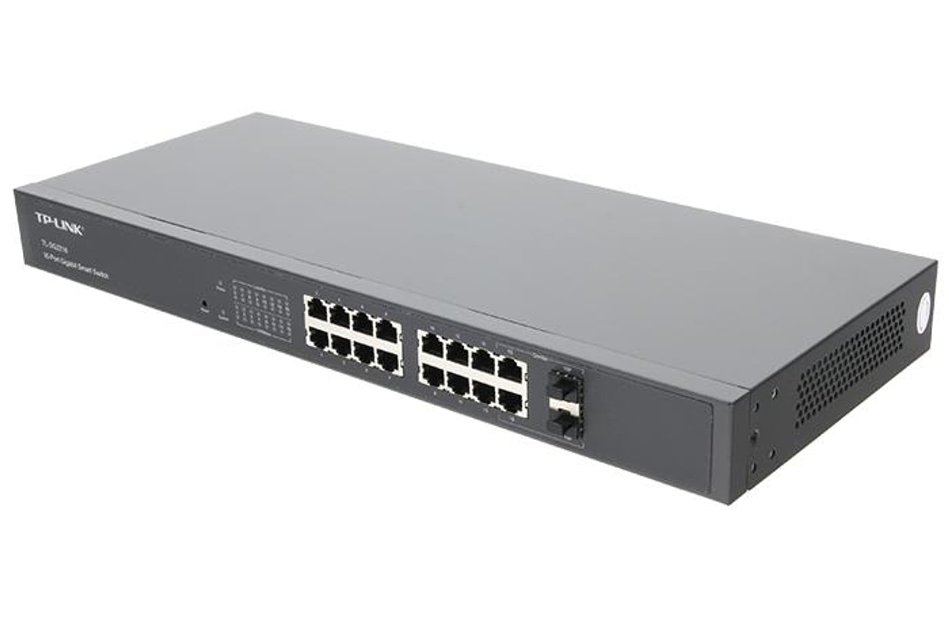 

TP-Link T1600G-18TS (TL-SG2216) Przełącznik Smart, 16 portów Gb, 2 sloty combo SFP, Tl-sg2216) przełącznik smart/16 portów gb/2 sloty combo sf