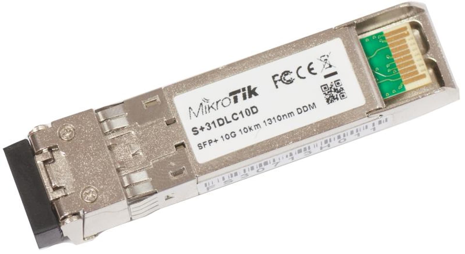 

Moduł SFP+ Mikrotik 10Gbit SM 10km 1310nm DDMI LC (S+31DLC10D)