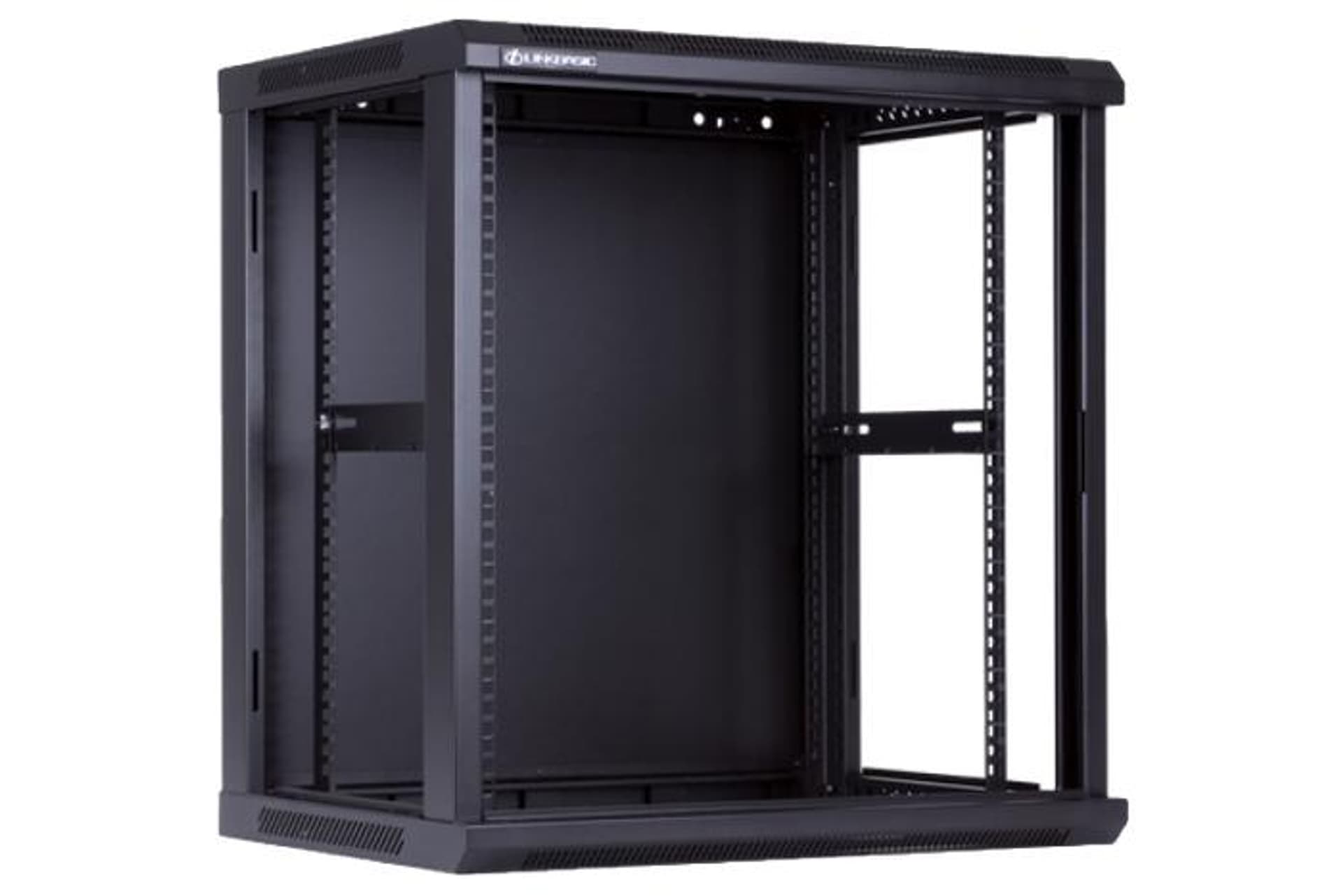 

Linkbasic szafa wisząca rack 19 12U 600x450mm czarna (drzwi przednie szklane)