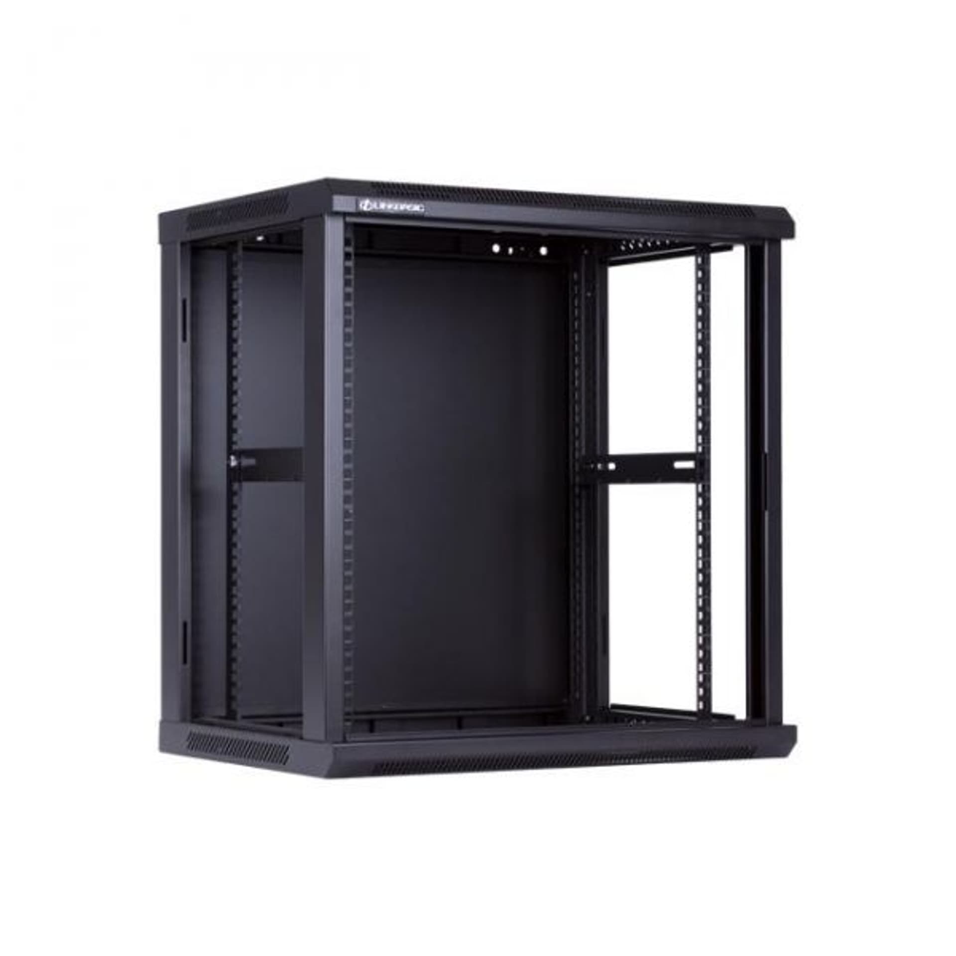 

Szafa wisząca rack 19 15U 600x450mm czarna (drzwi przednie szklane)