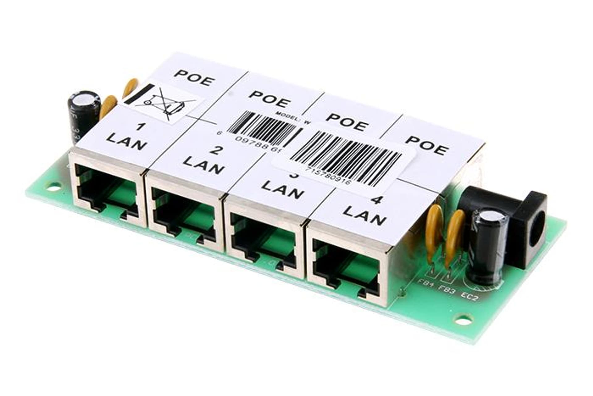 

Adapter POE 4 porty RJ45