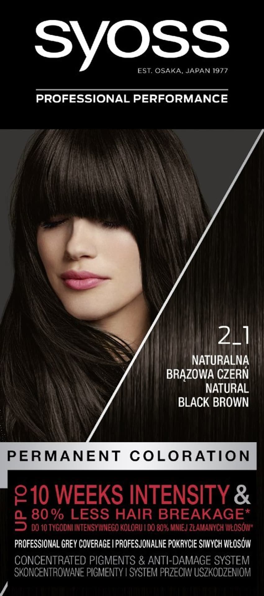 

Schwarzkopf Syoss Farba do włosów nr 2_1 Naturalna Brązowa Czerń 1op.