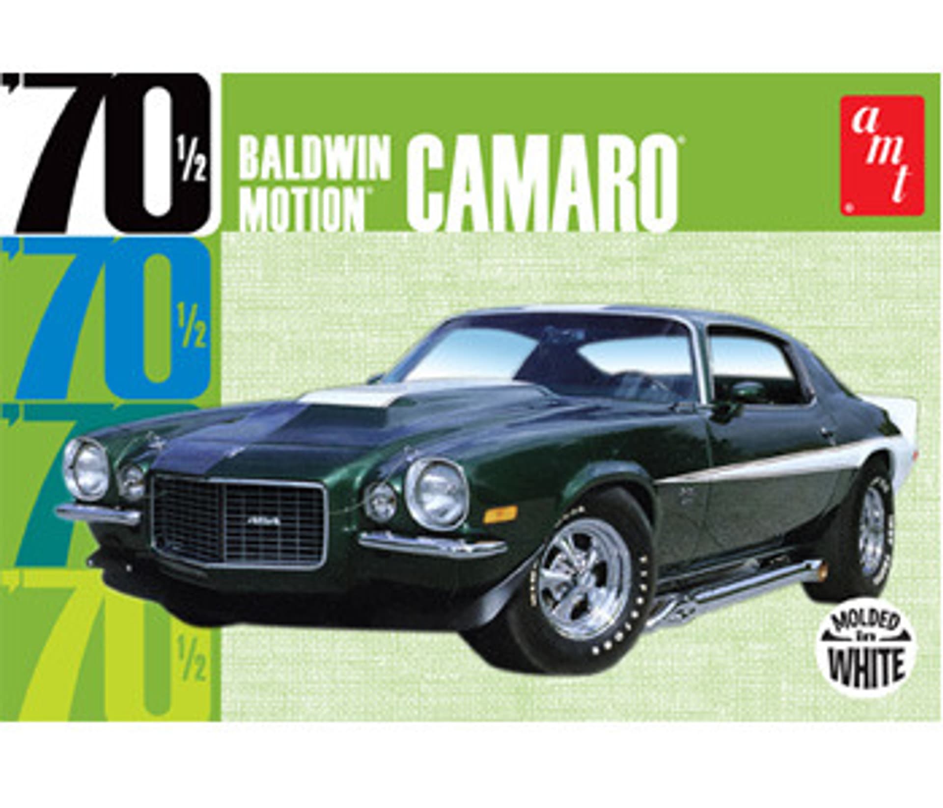 

Model plastikowy AMT - Baldwin Motion 1970 Chevy Camaro - Ciemny zielony