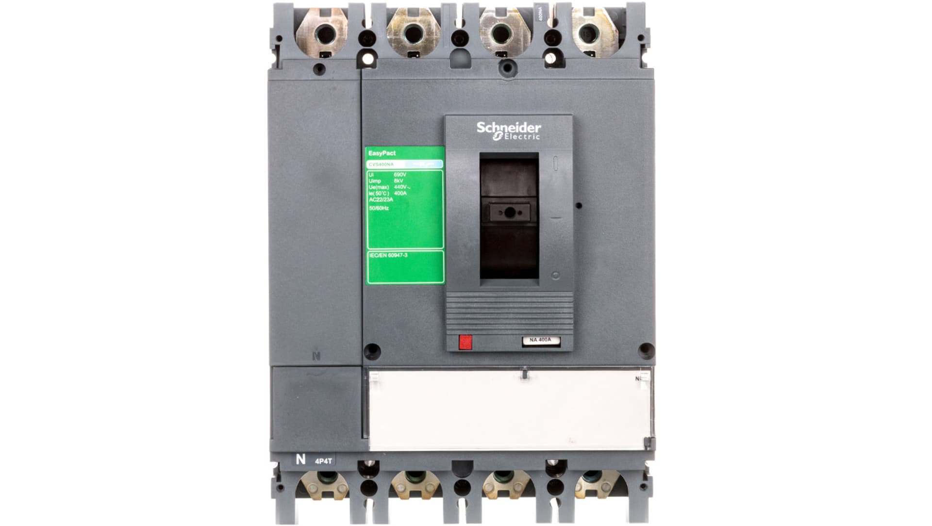 

Schneider Electric, Compact CVS, rozłącznik mocy 50kA 400A , 4P