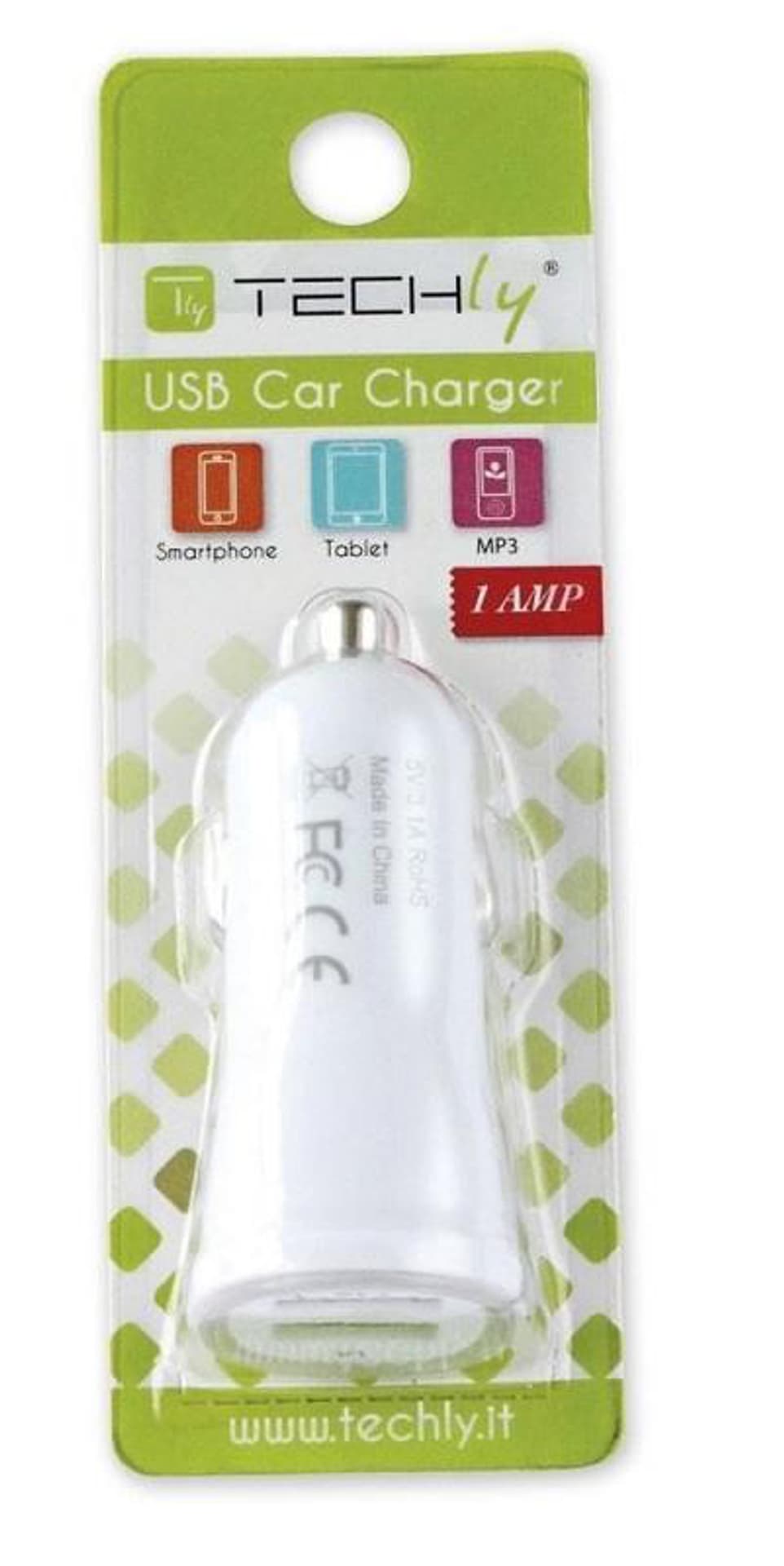 

Ładowarka TECHLY 1x USB Biały 305274