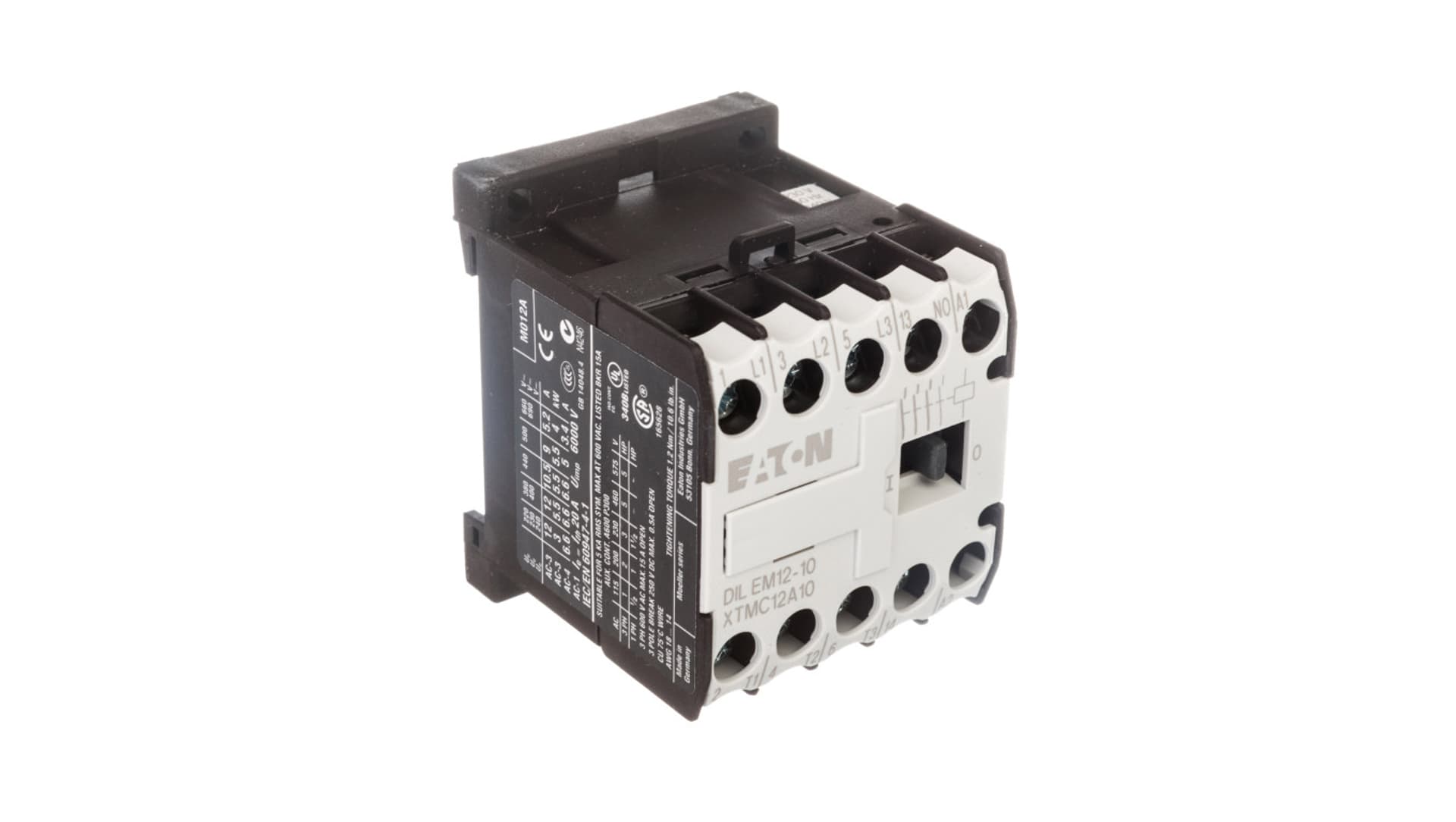 

Stycznik mocy 12A 3P 230V AC 1Z 0R DILEM12-10(230V50HZ,240V60HZ) 127075, 230v50hz/240v60hz) 12707