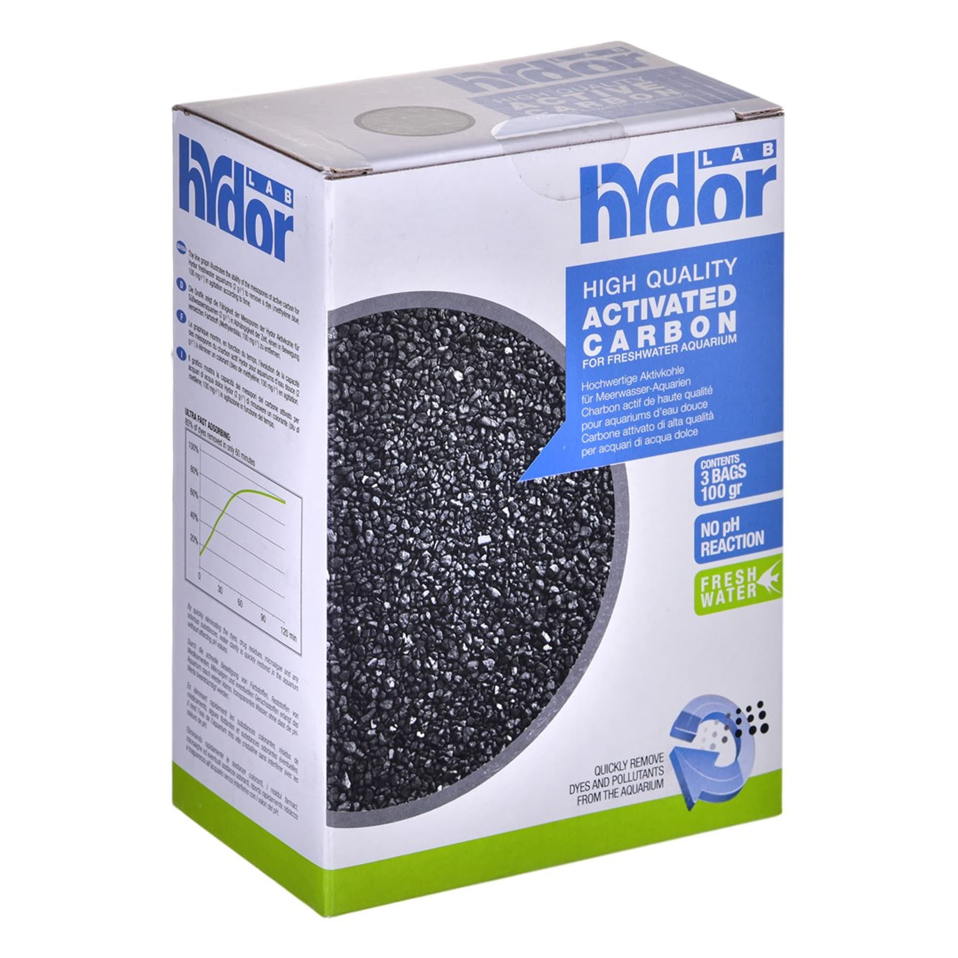 

HYDOR ACTIVATED CARBON Węgiel aktywny Fresh 3x100g