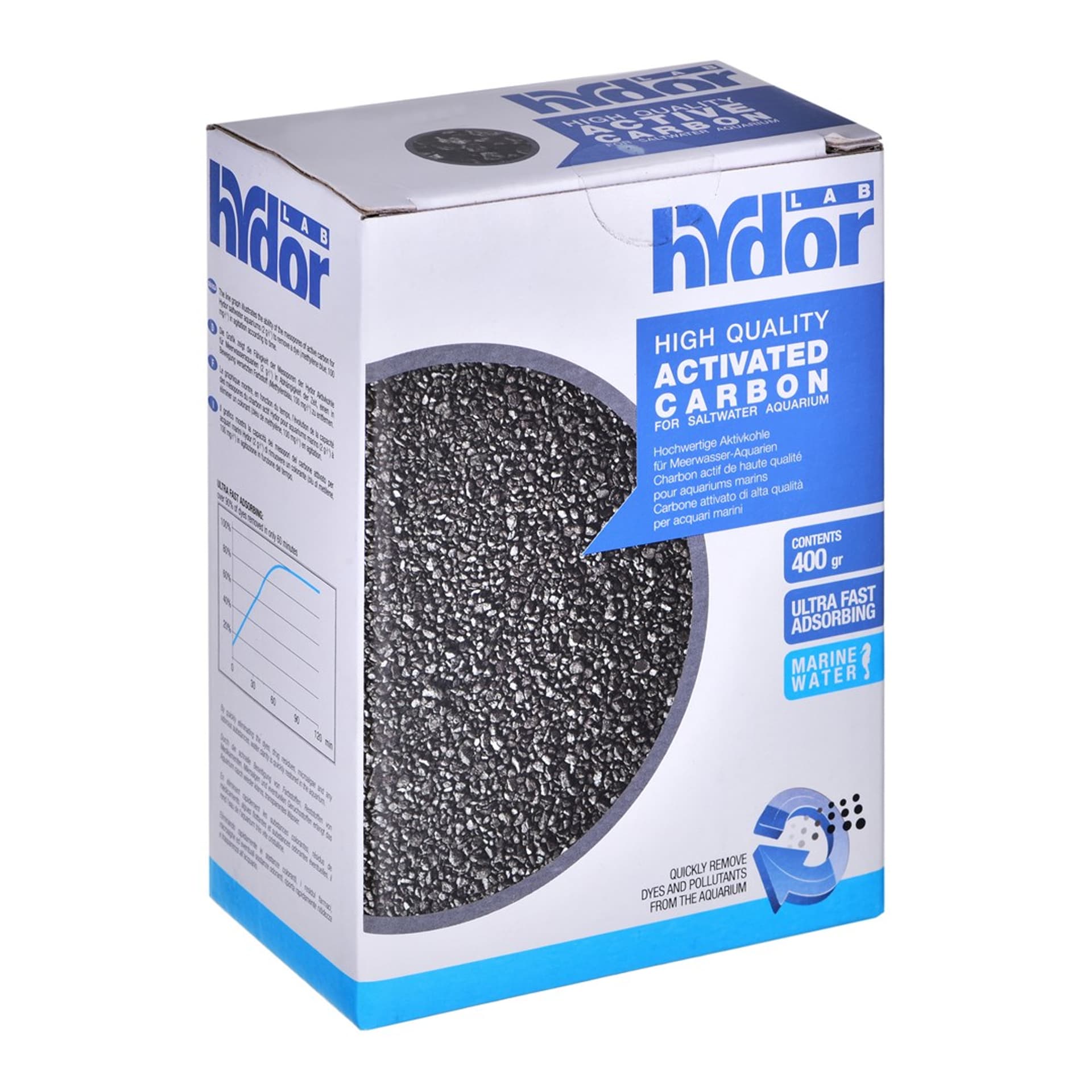 

HYDOR ACTIVATED CARBON Węgiel aktywny Reef 400g