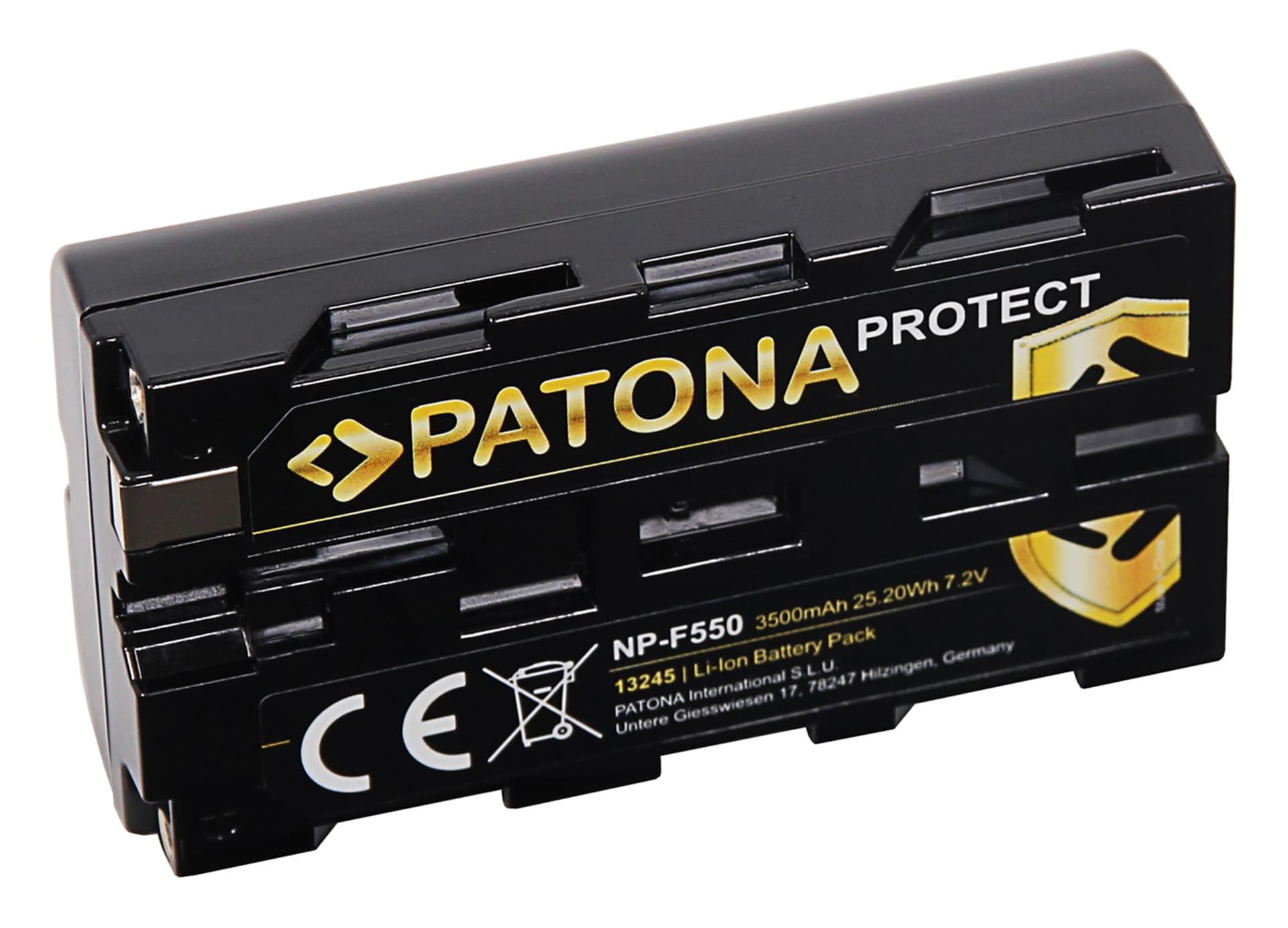 

Akumulator Patona Protect NP-F550 3500mAh / 25,2Wh do Sony NP-F550 F330 F530 F750 F930 F920 F550