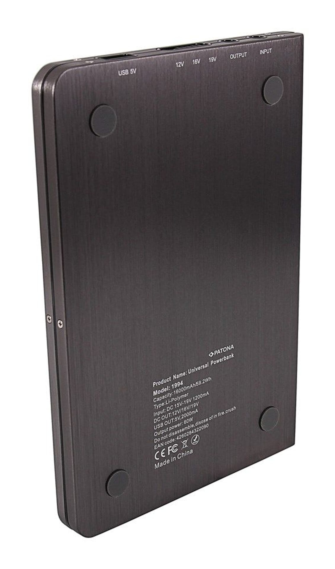 

Powerbank Patona Uniwersalny Notebook Smartfon 16000mAh