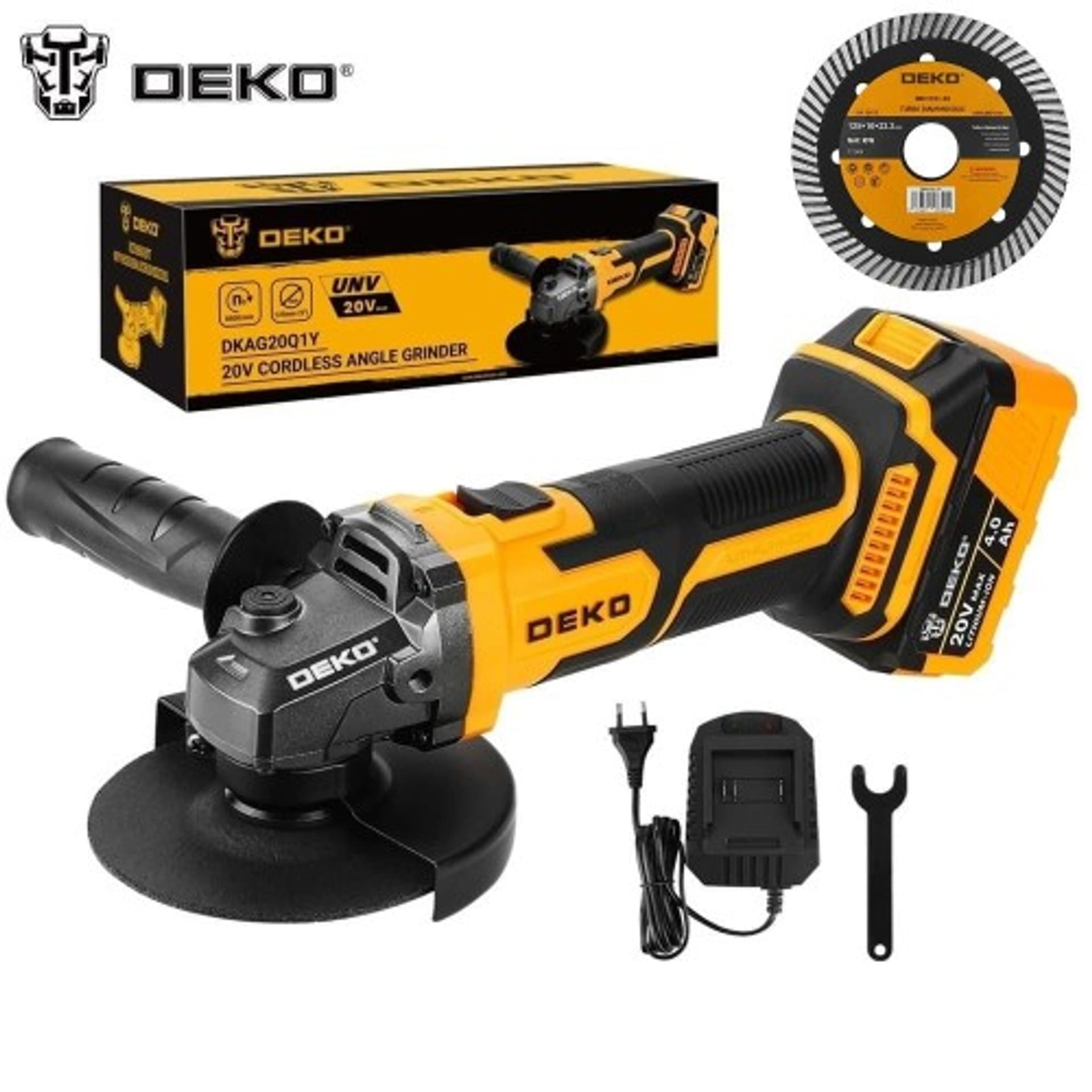 

DKAG20Q1Y-S1 Szlifierka Kątowa 125mm Akumulatorowa
