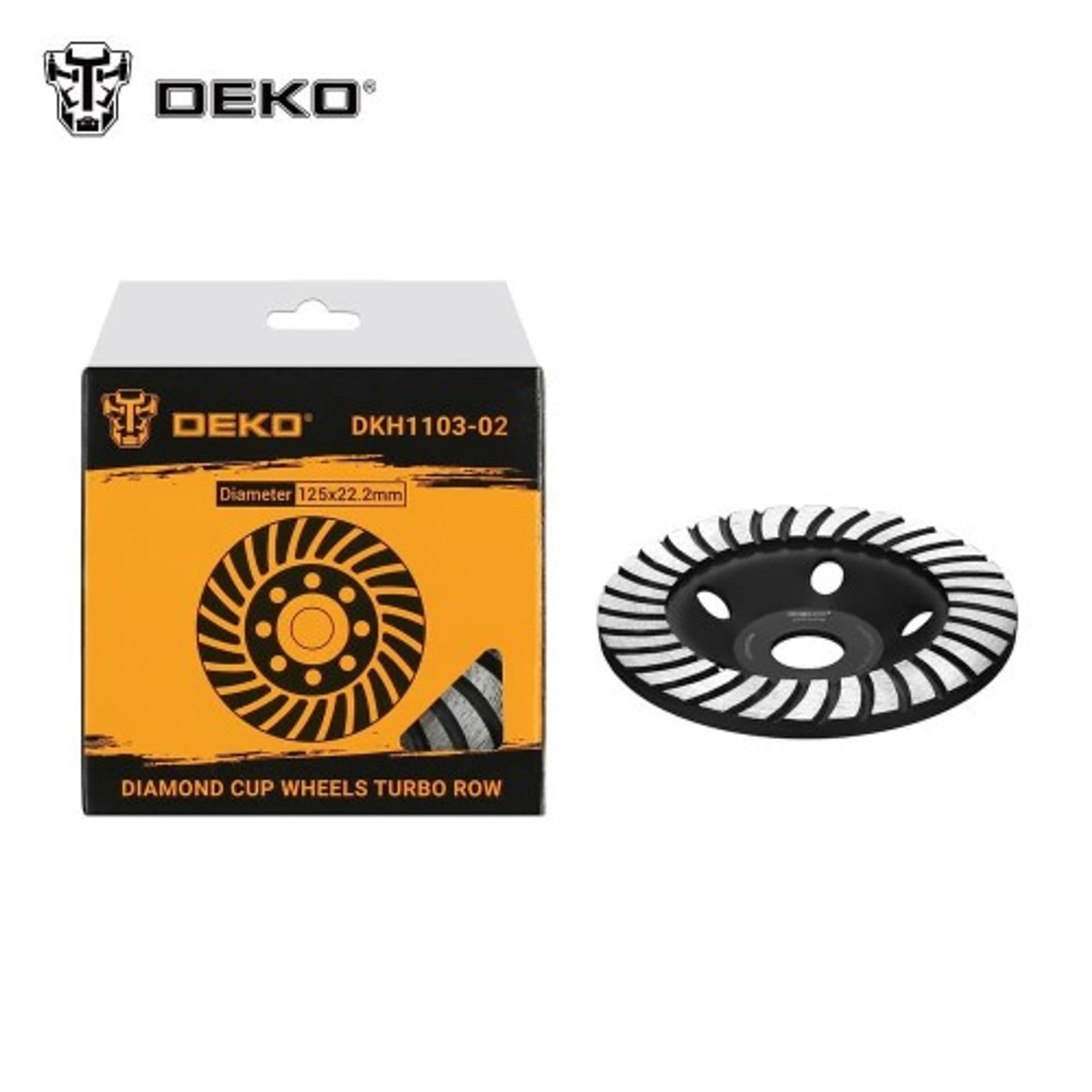 

DKH1103-02 Tarcza Diamentowa Garnkowa Turbo 125 mm