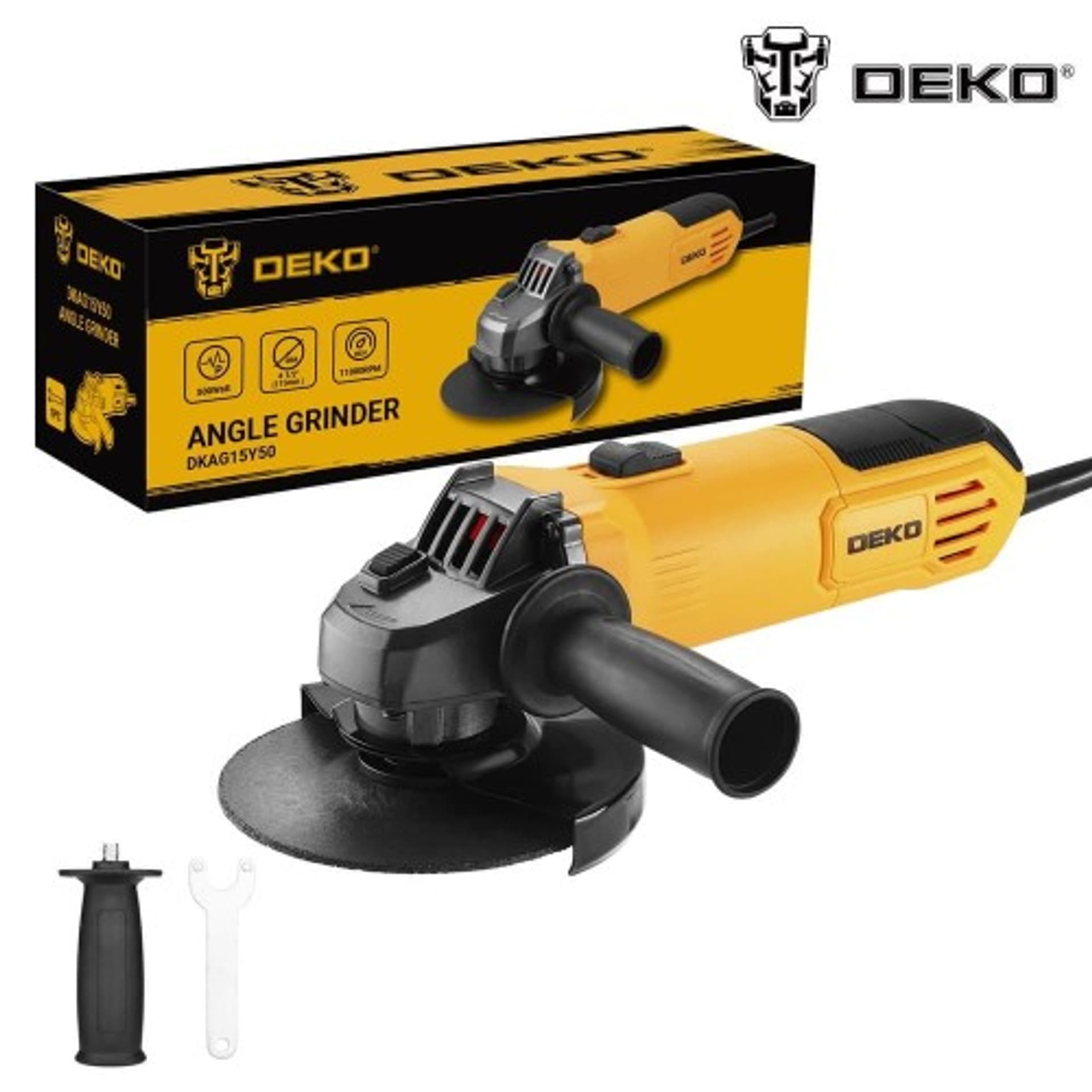 

DKAG15Y50 Szlifierka Kątowa 500W 115mm