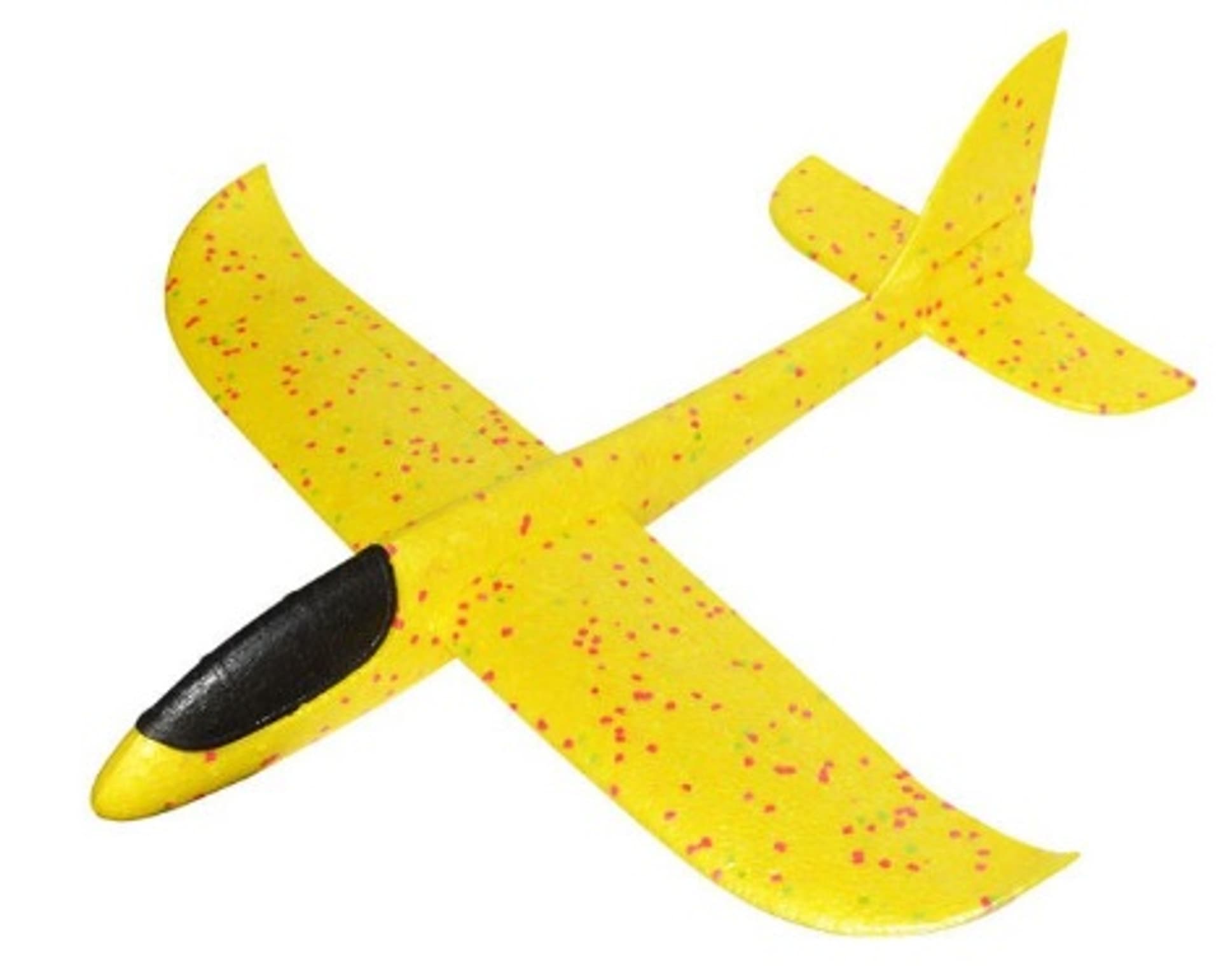 

Szybowiec samolot styropianowy 2LED 48x47cm żółty