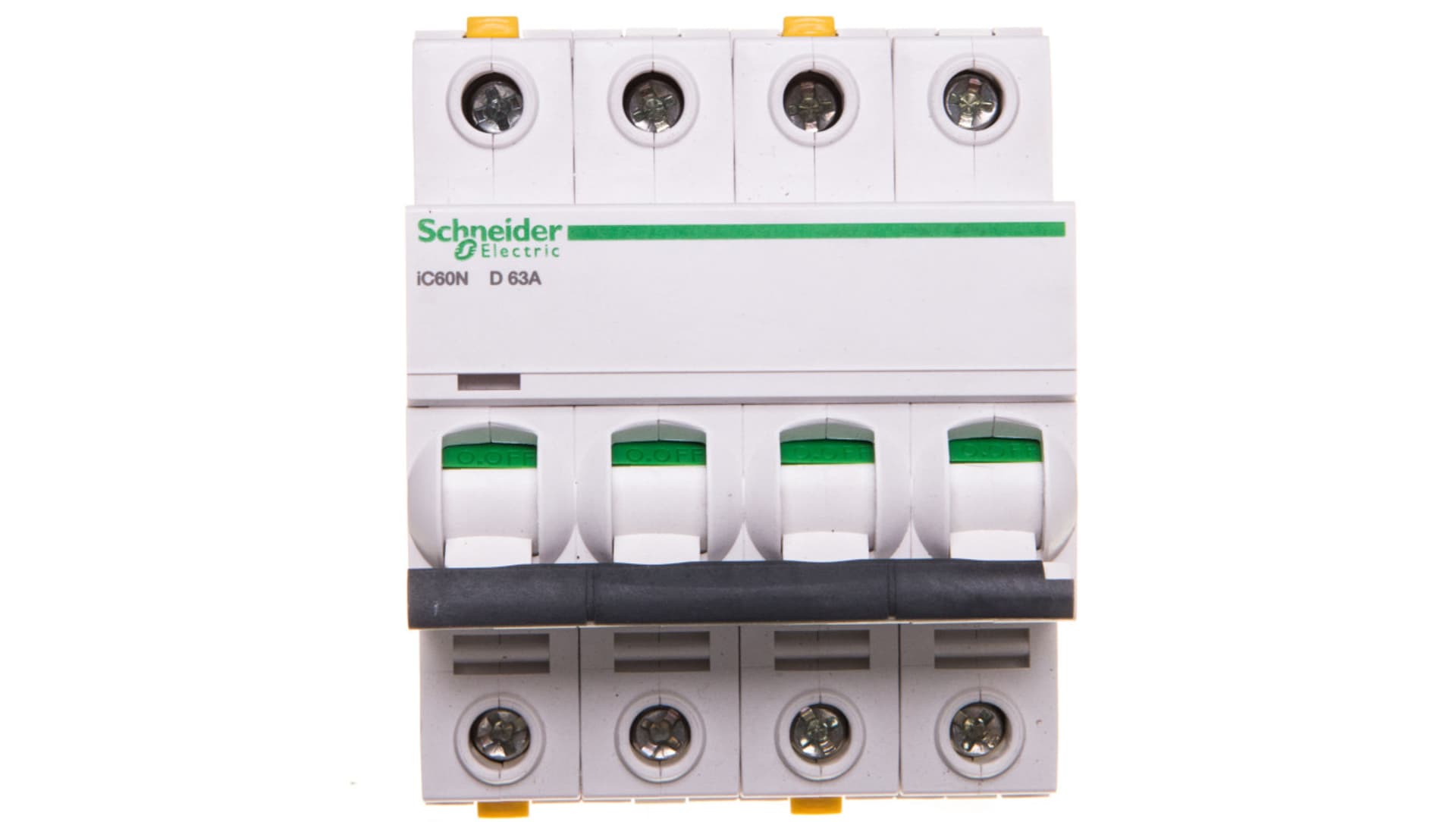 

Wyłącznik nadprądowy 4P D 63A 6kA AC iC60N-D63-4 A9F05463