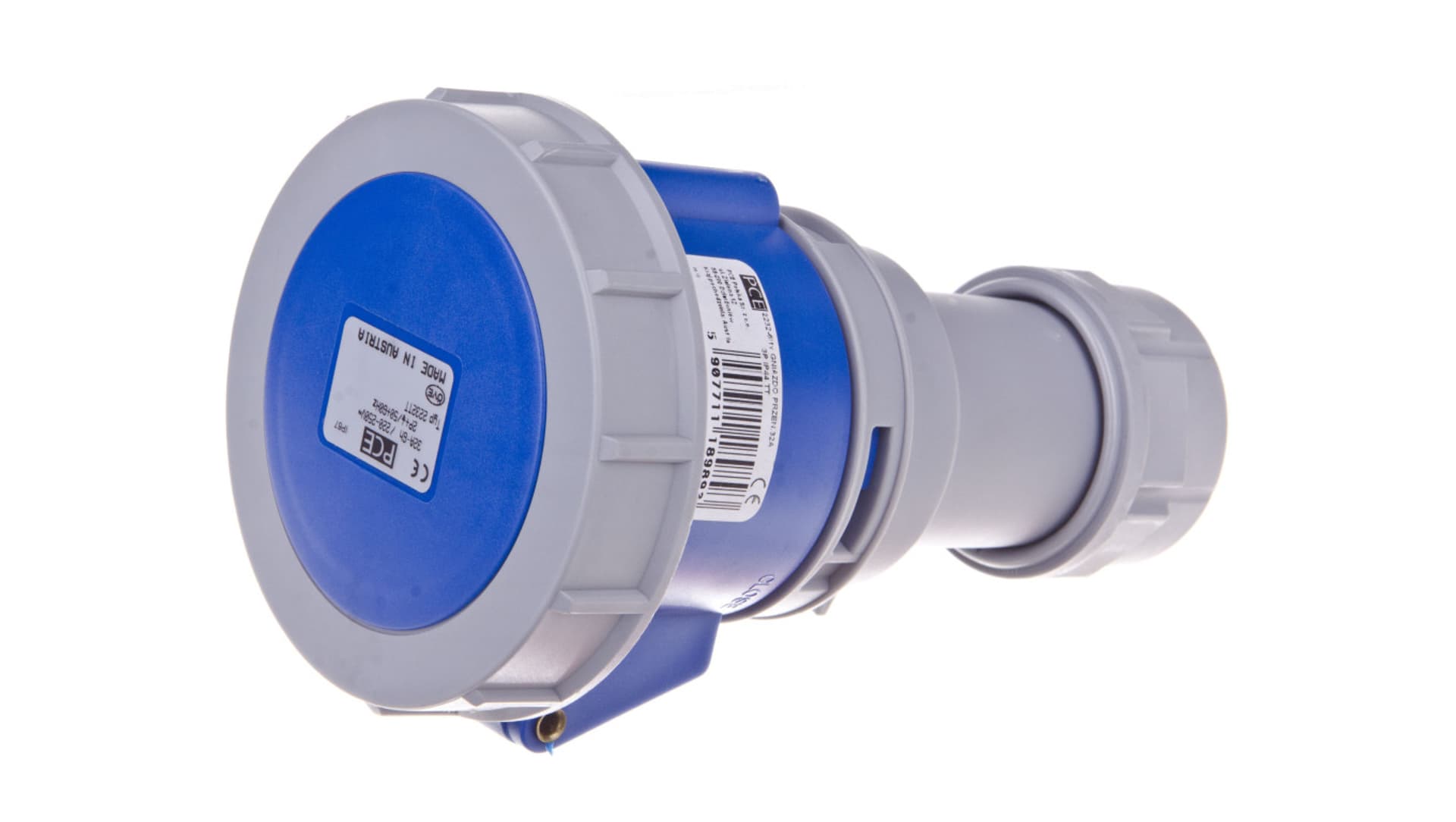 

Gniazdo przenośne 32A 3P 230V niebieskie IP67 TURBO SHARK 2232-6TTv