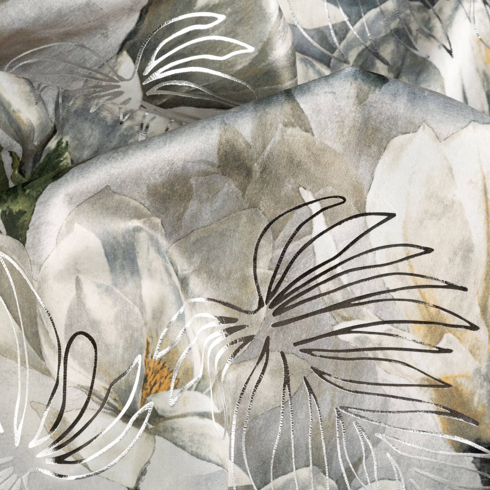 

Zasłona SANDY 140x300 cm stalowo srebrna