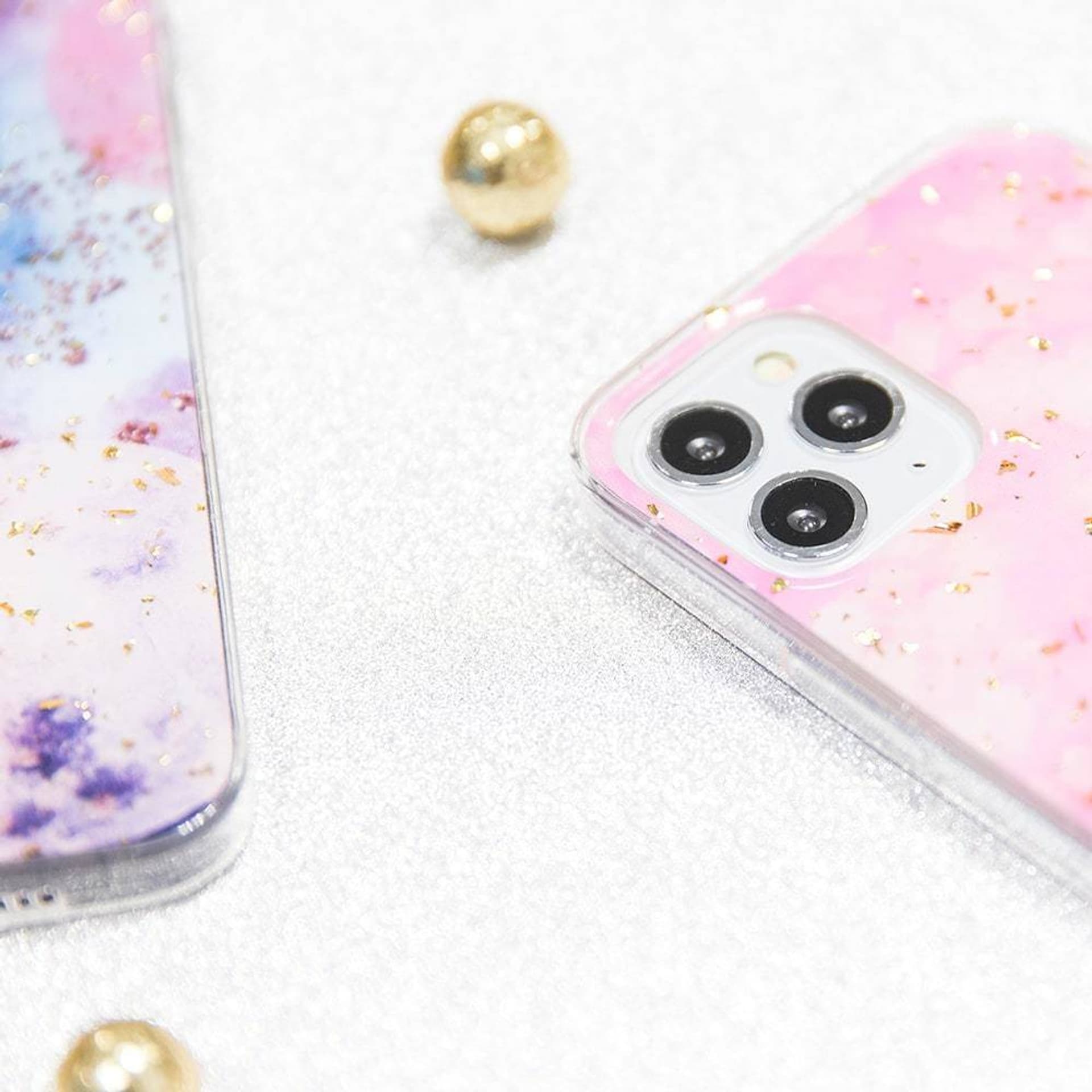 

Etui REALME C21 Gold Glam różowe