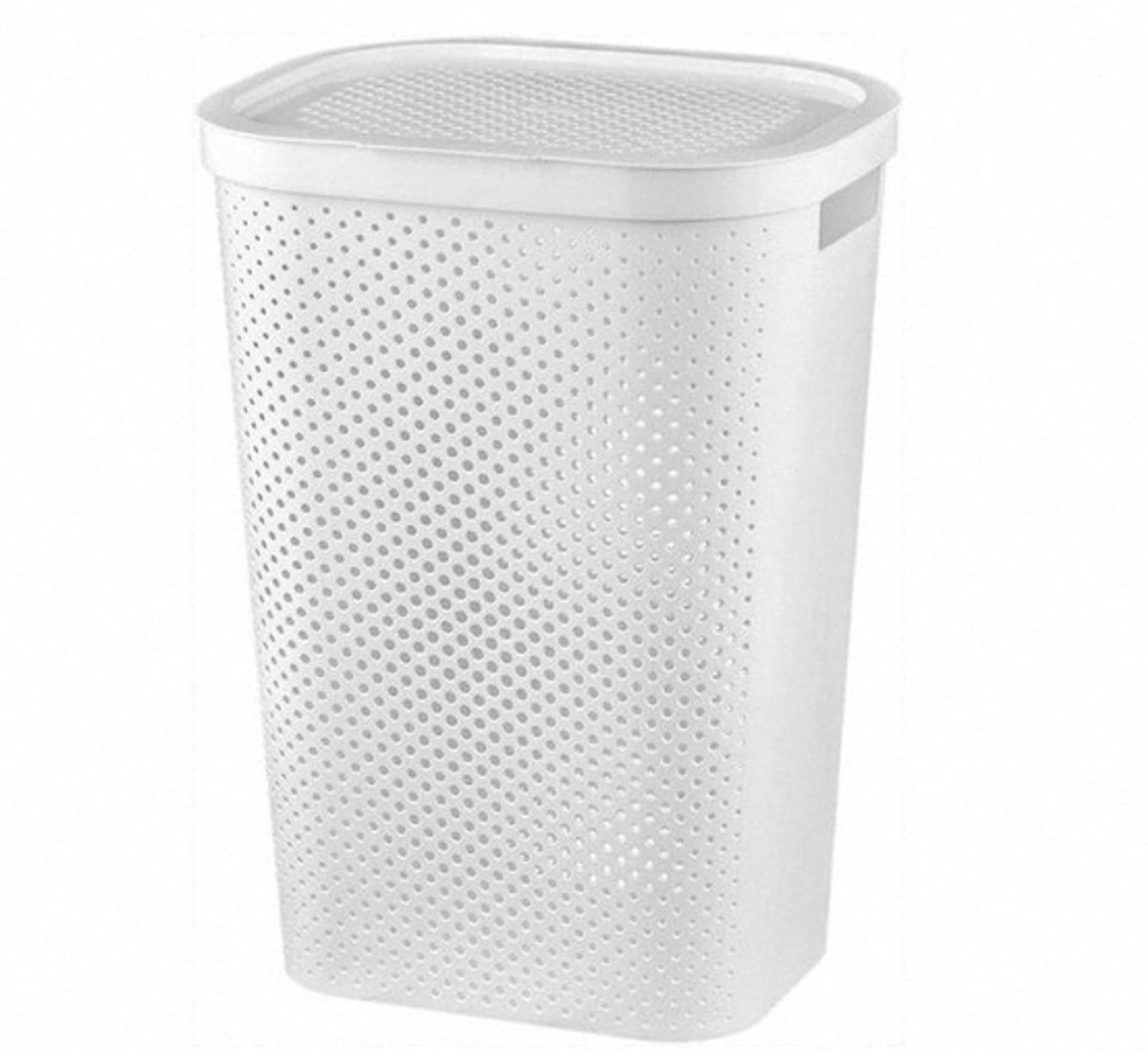 

Kosz na bieliznę INFINITY RECYCLED 60l biały (WYPRZEDAŻ)