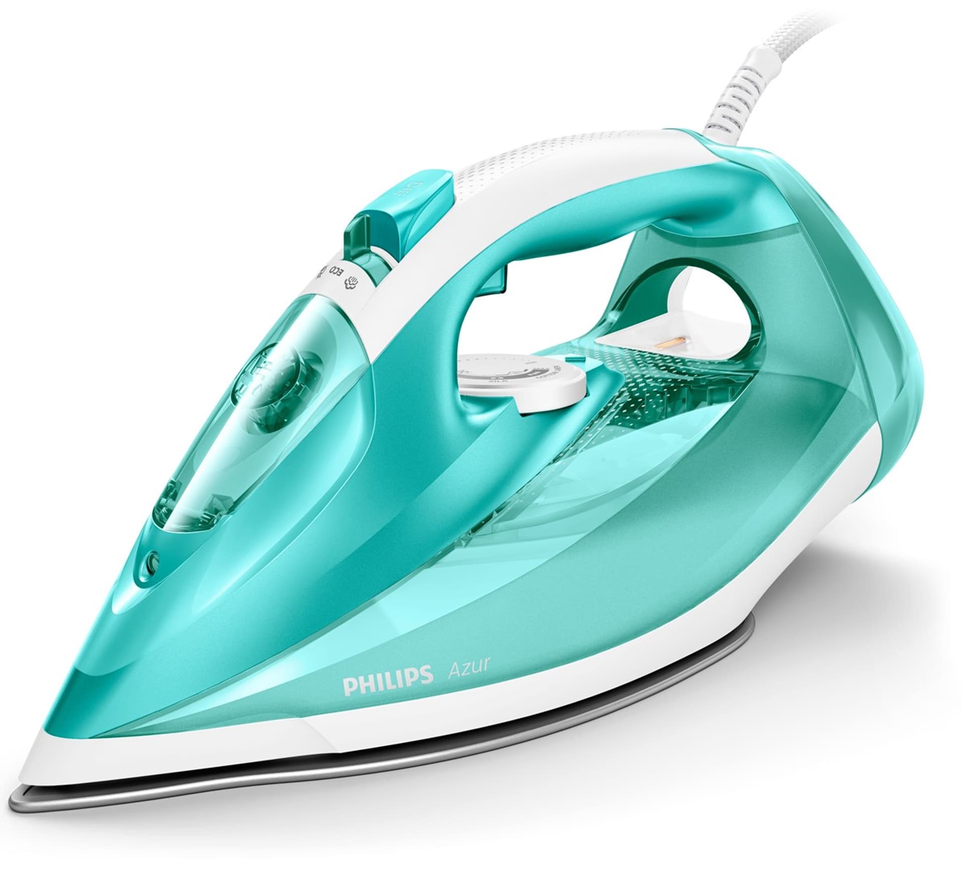 

Żelazko parowe Philips Azur GC4537/70 (2400W; kolor turkusowy)