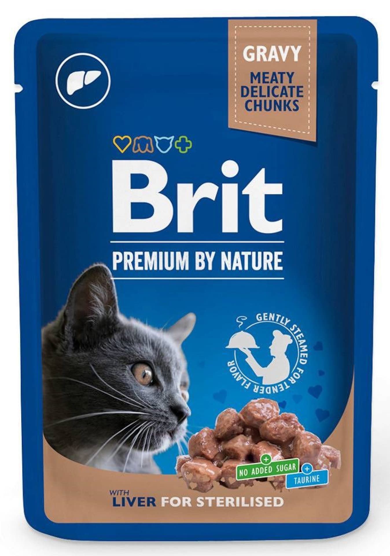 

Brit Premium By Nature Cat Sterilised Liver sos saszetka 100g