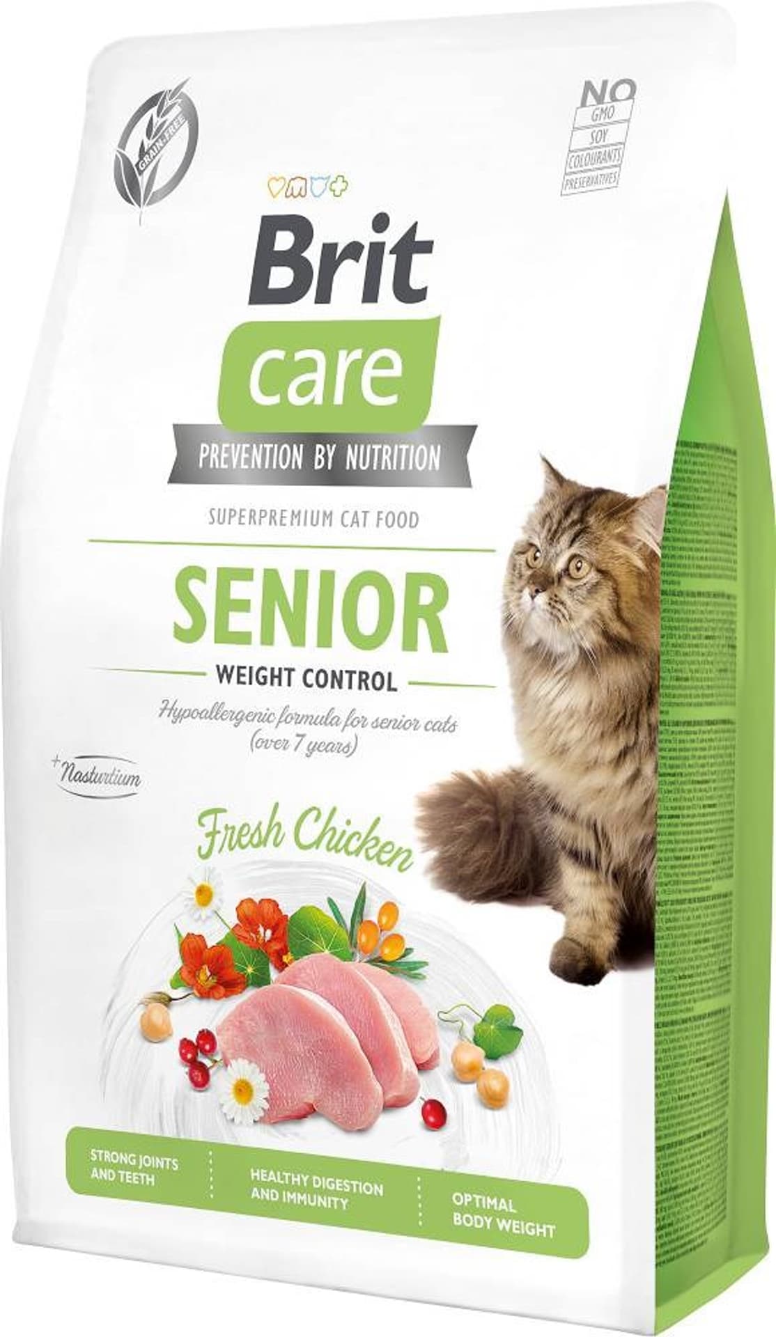 

Brit Care Cat Grain Free Senior Weight Control 2kg