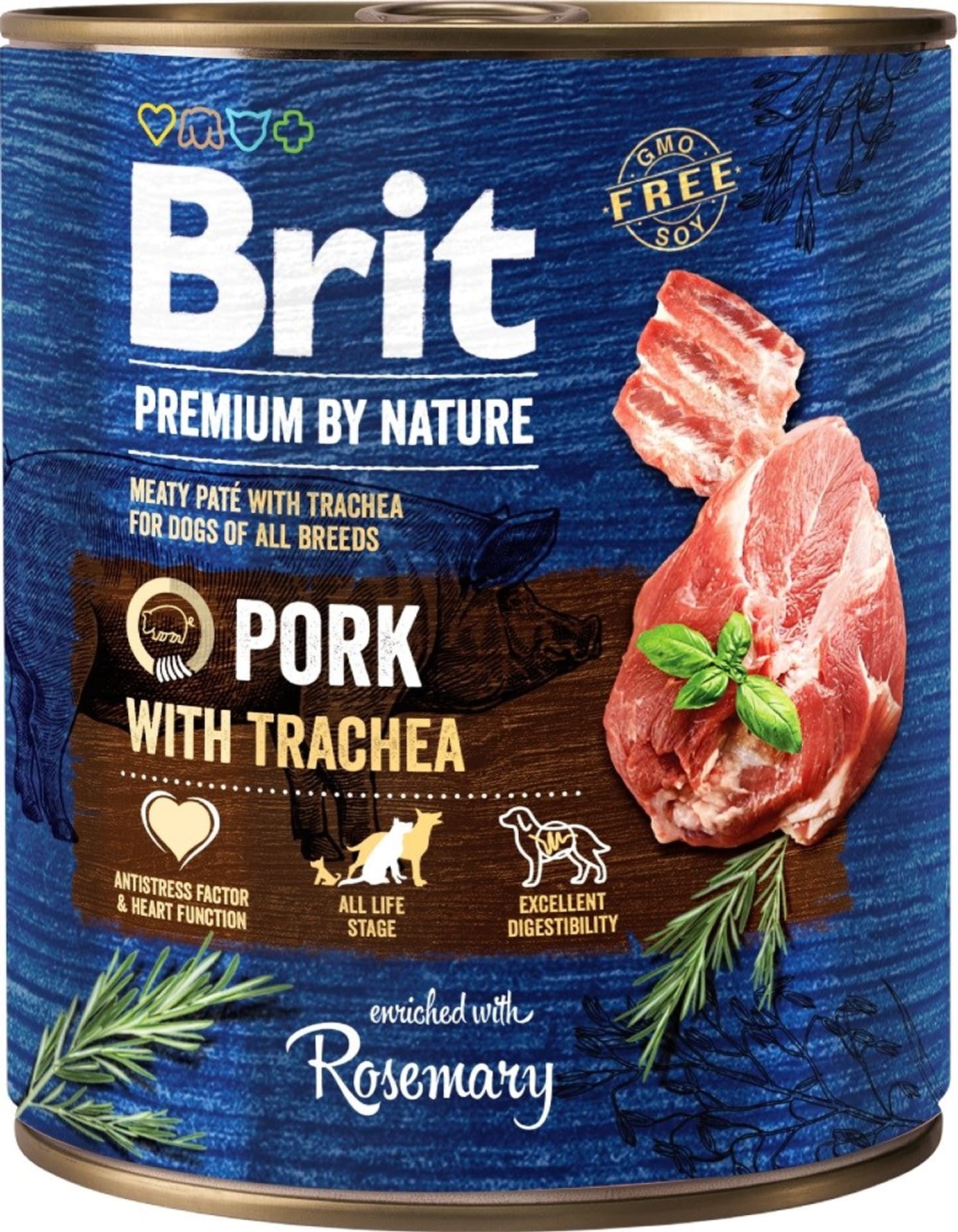 

Brit Premium By Nature Pork&TRACHEA 800g