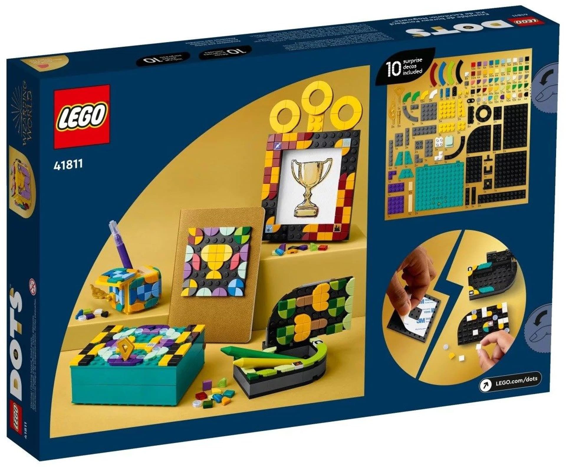 

LEGO DOTS 41811 Zestaw na biurko z Hogwartu