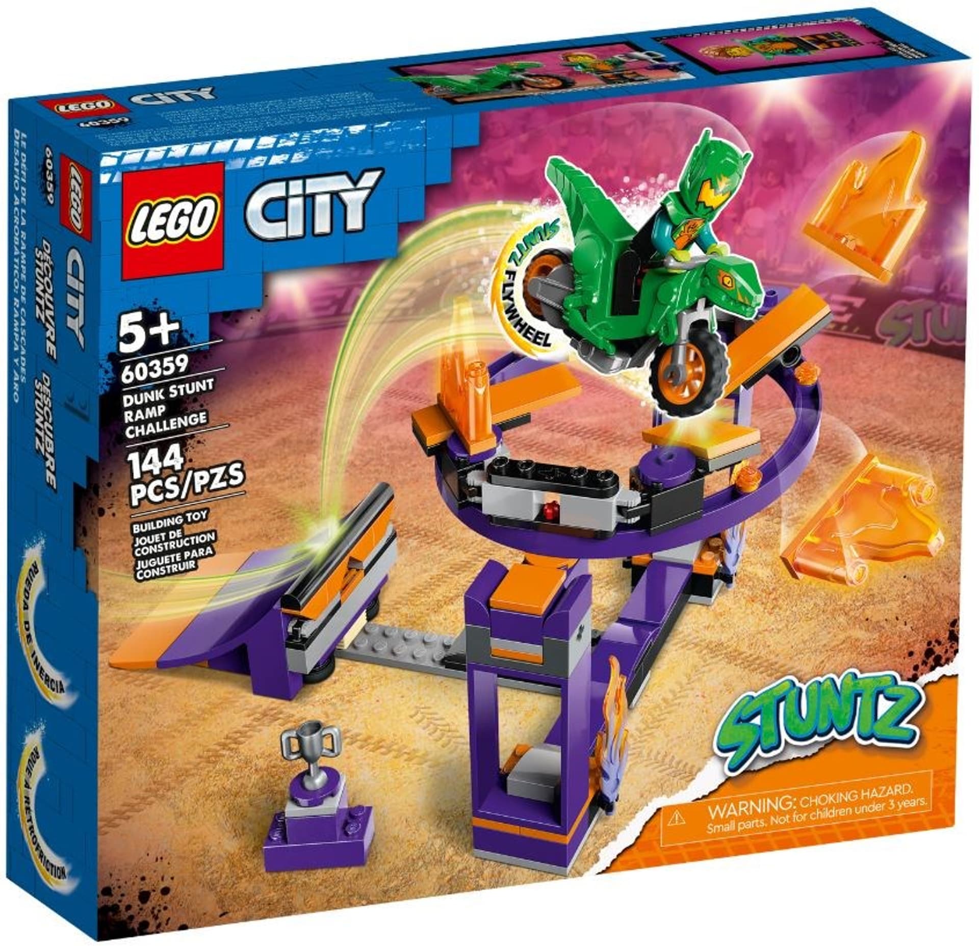 

LEGO 60359 City - Wyzwanie kaskaderskie - rampa z kołem do przeskakiwania