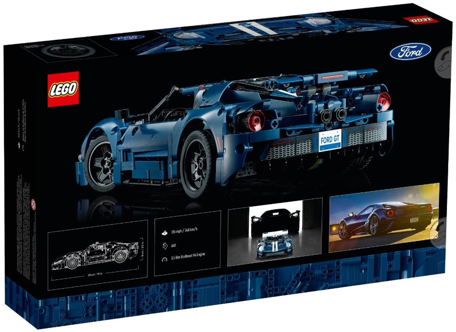 

LEGO Technic 42154 Ford GT, wersja z 2022 roku