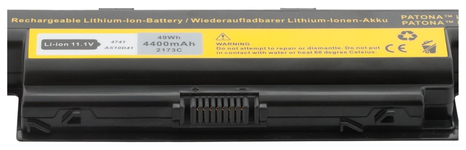 

Bateria Patona do laptopa Acer AS10D31, AS10D41, AS10D3E, 4400mAh, 11.1V, 6cells