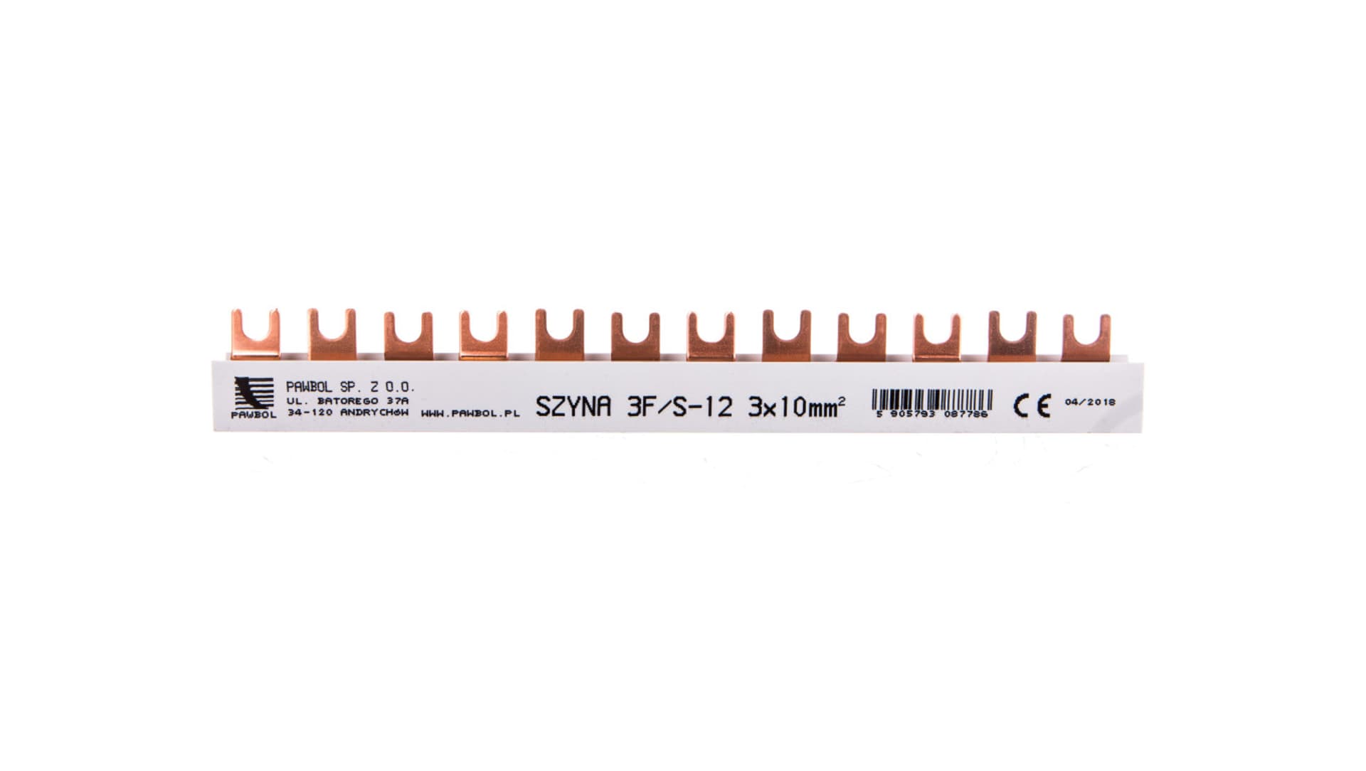 

Szyna łączeniowa 3P 63A 10mm2 widełkowa (12mod.) S-12 E.4302, 12mod.) s-12 e.430