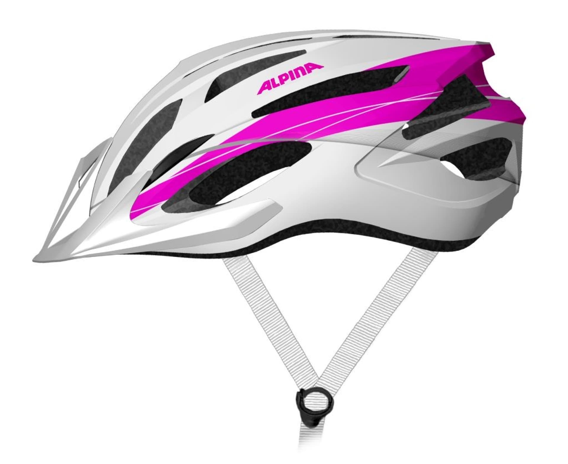 

Kask rowerowy ALPINA MTB17 biało-różowy 54-58