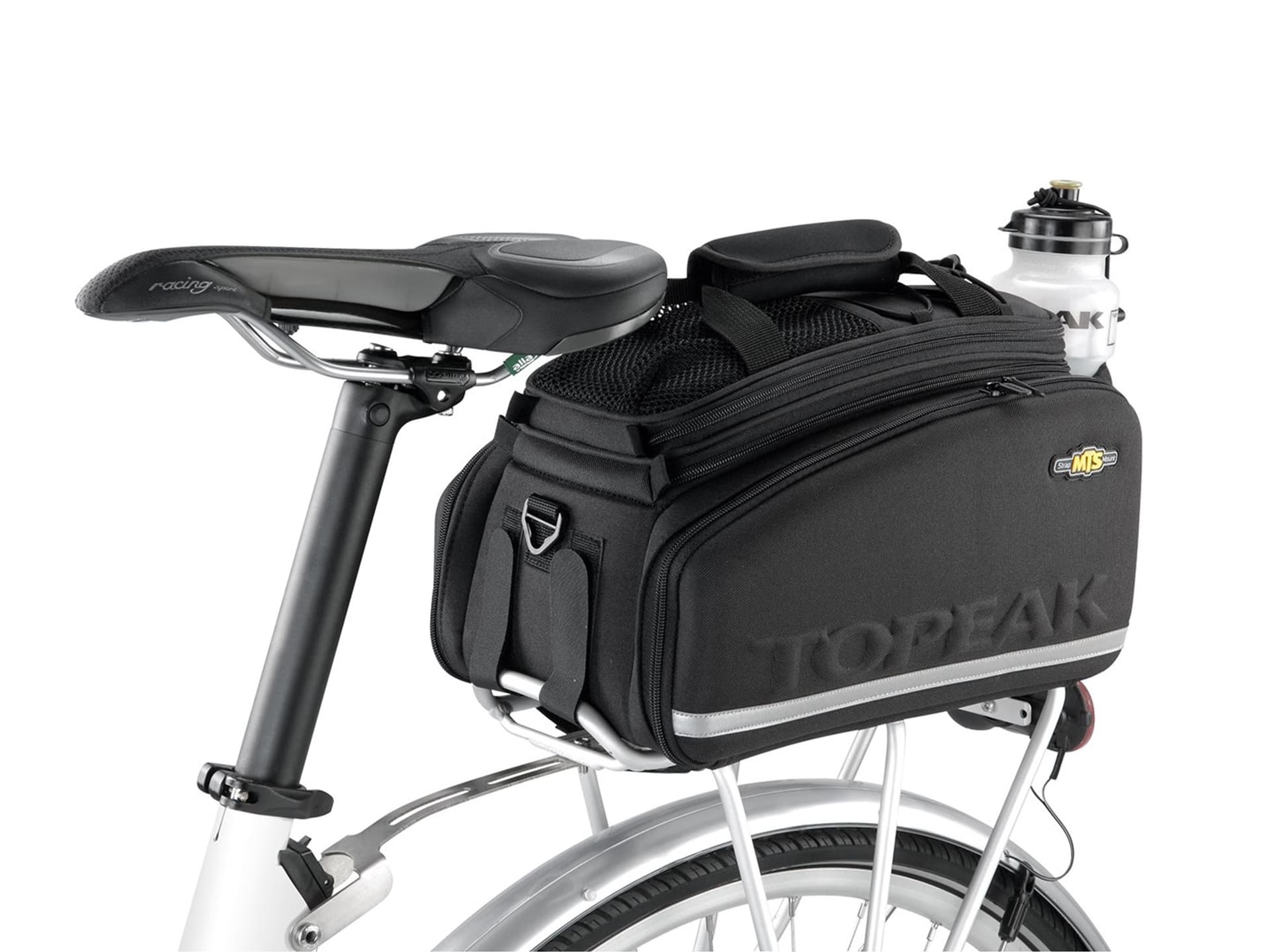 

Torba rowerowa TOPEAK TRUNK BAG DXP STRAP (z bokami - mocowanie paski) tylna, Z bokami - mocowanie paski) tyln