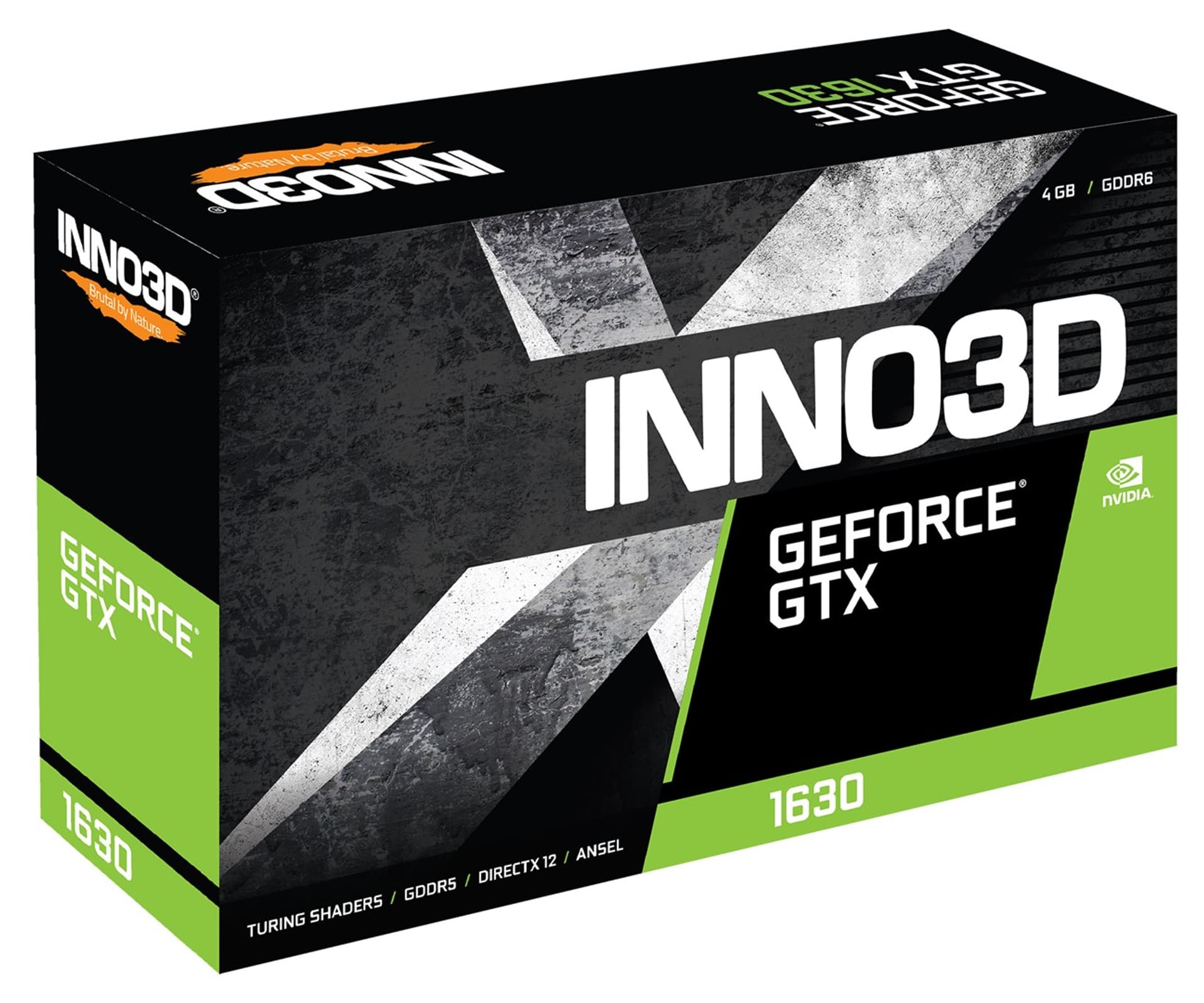 

Karta graficzna INNO3D GeForce GTX 1630 TWIN X2 OC 4GB GDDR6