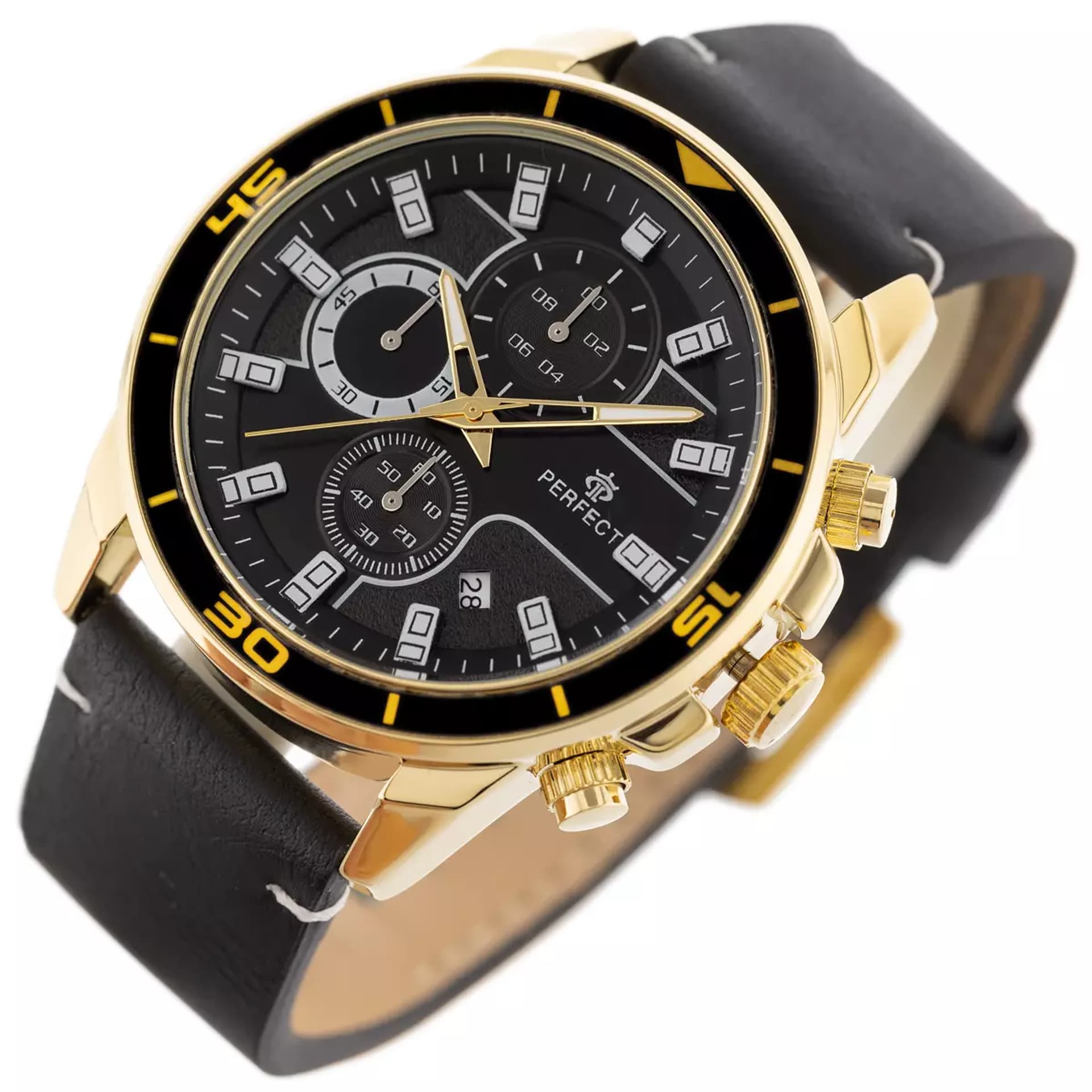 

ZEGAREK MĘSKI PERFECT CH02L - CHRONOGRAF (zp351i) + BOX, Zp351i) + bo