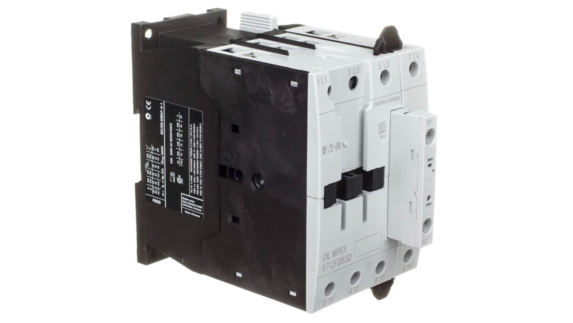 

Stycznik mocy 63A AC-1 4P 230VAC 0Z 0R DILMP63(230V50HZ,240V60HZ) 109855, 230v50hz/240v60hz) 10985