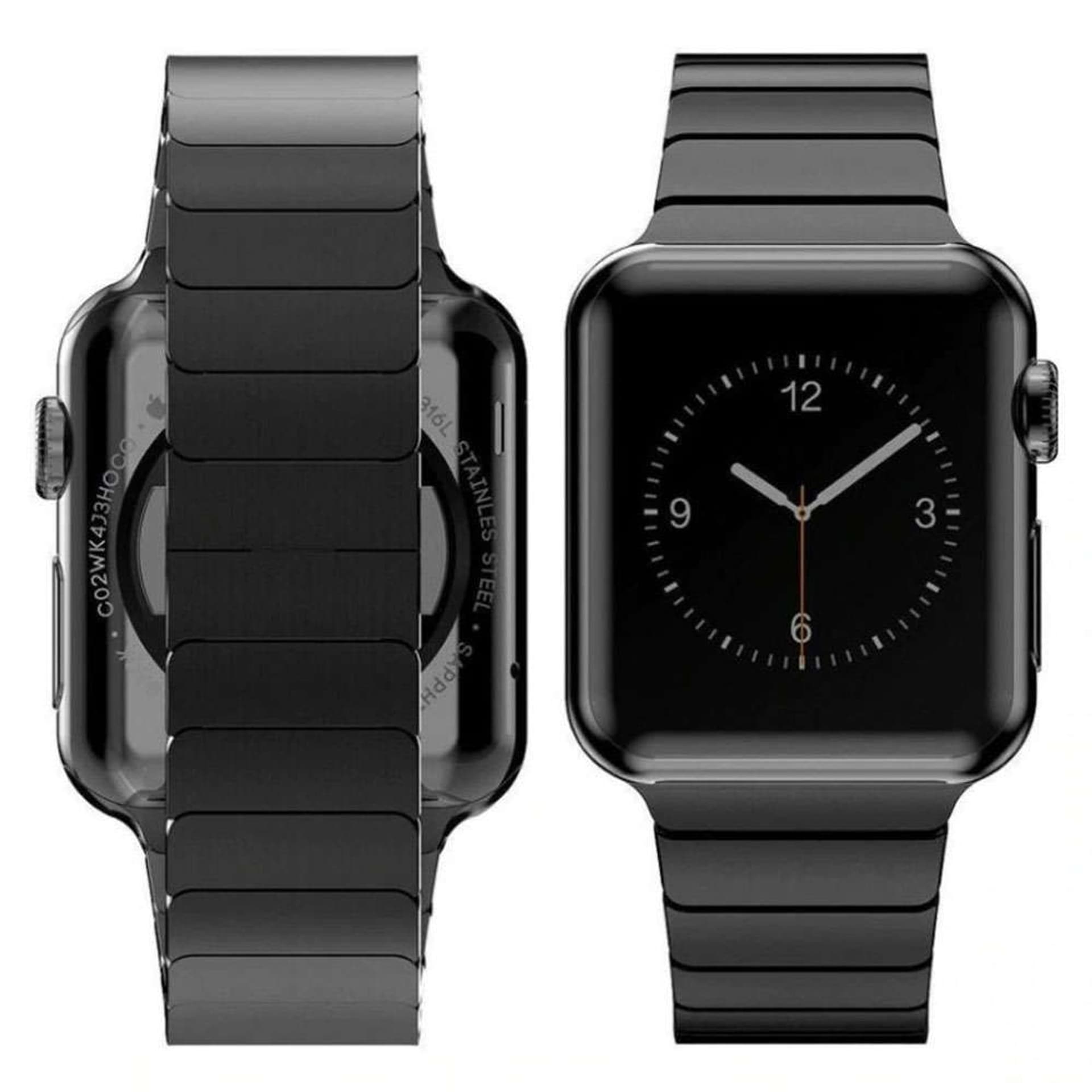 

Bransoleta Alogy Stainless Steel do Apple Watch 42/44/45/49mm Czarna