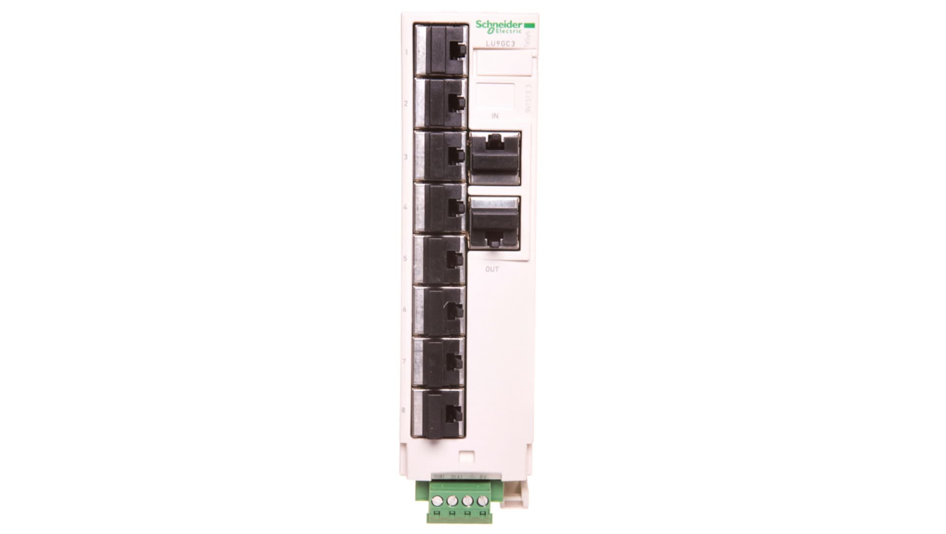 

Moduł komunikacyjny rozdzielacza Modbus 10xRJ45 LU9GC3