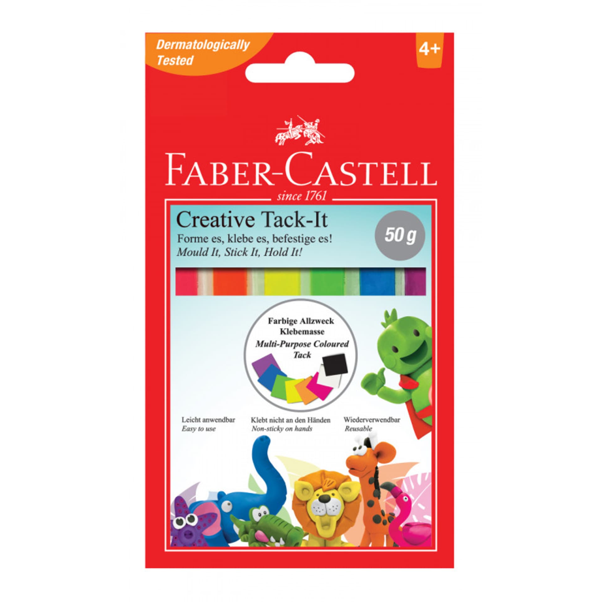 

Masa mocująca TACK-IT 50g mix kolorów FC 187094 FABER-CASTELL