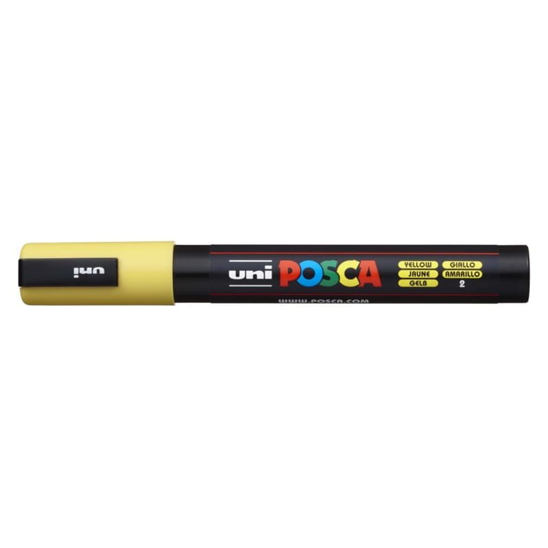 

Marker z farbą plakatową UNI Posca PC-5M, nr.2 żółty