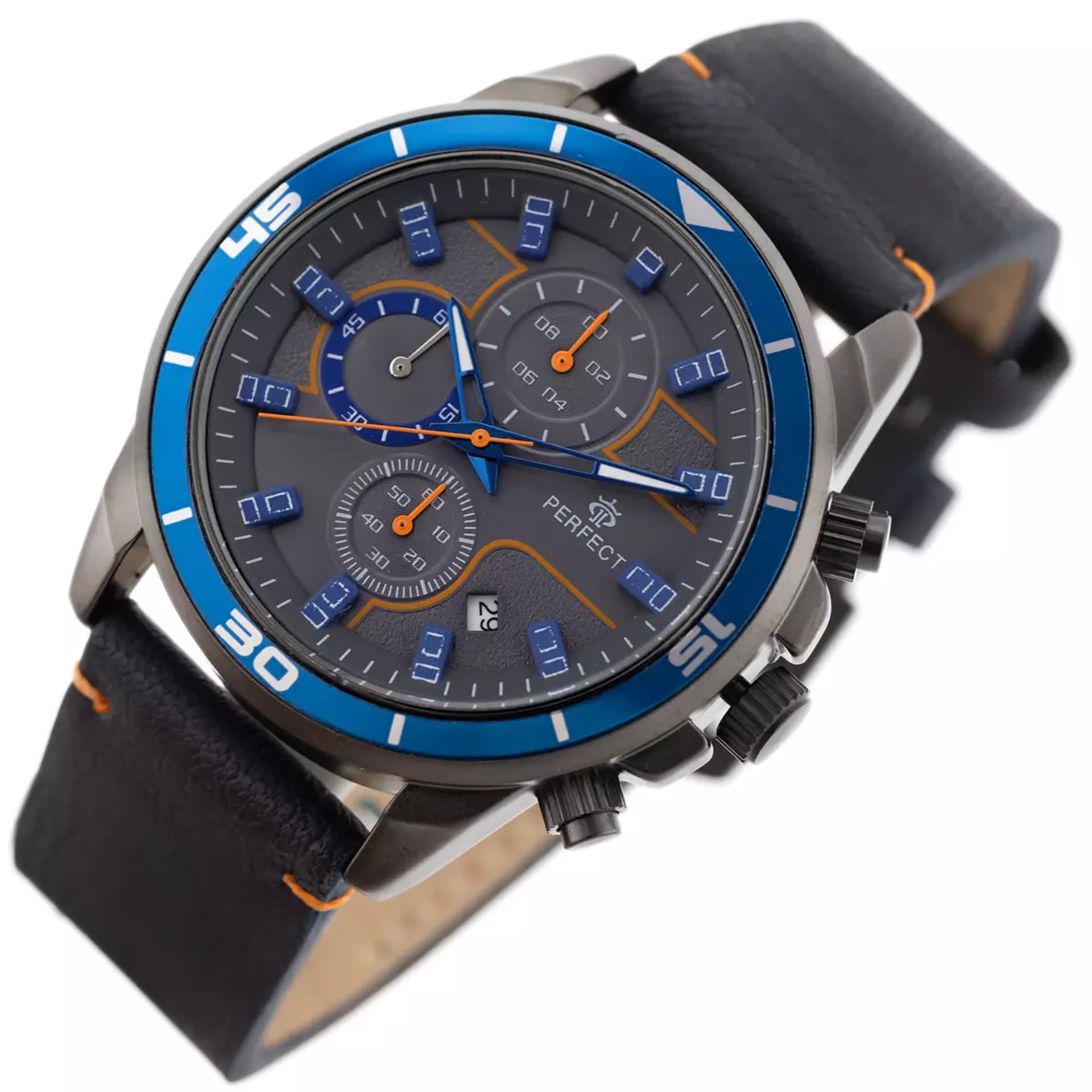 

ZEGAREK MĘSKI PERFECT CH02L - CHRONOGRAF (zp351j) + BOX, Zp351j) + bo