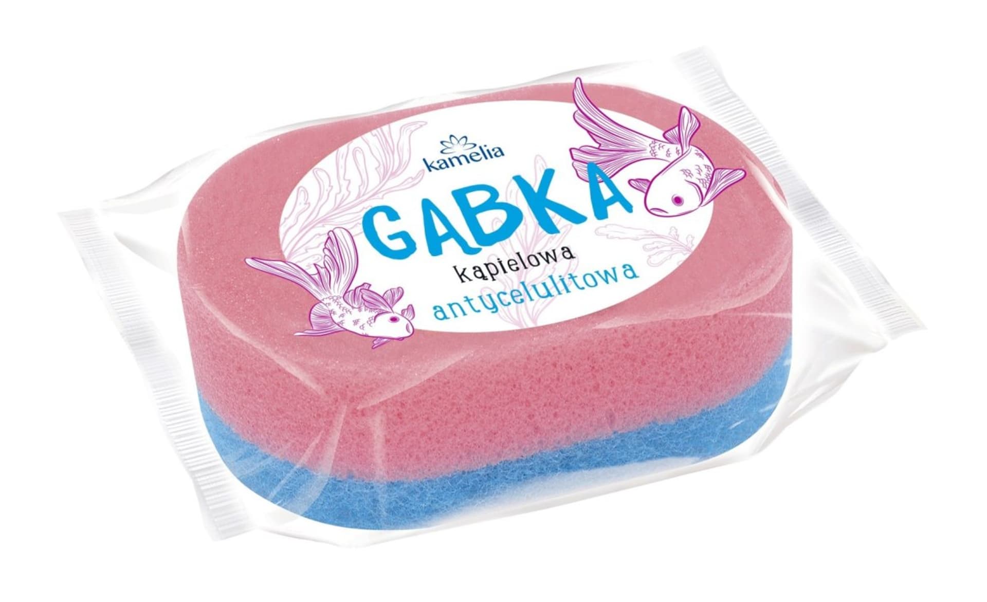 

KAMELIA Gąbka kąpielowa - antycellulitowa 1szt (mix kolorów)
