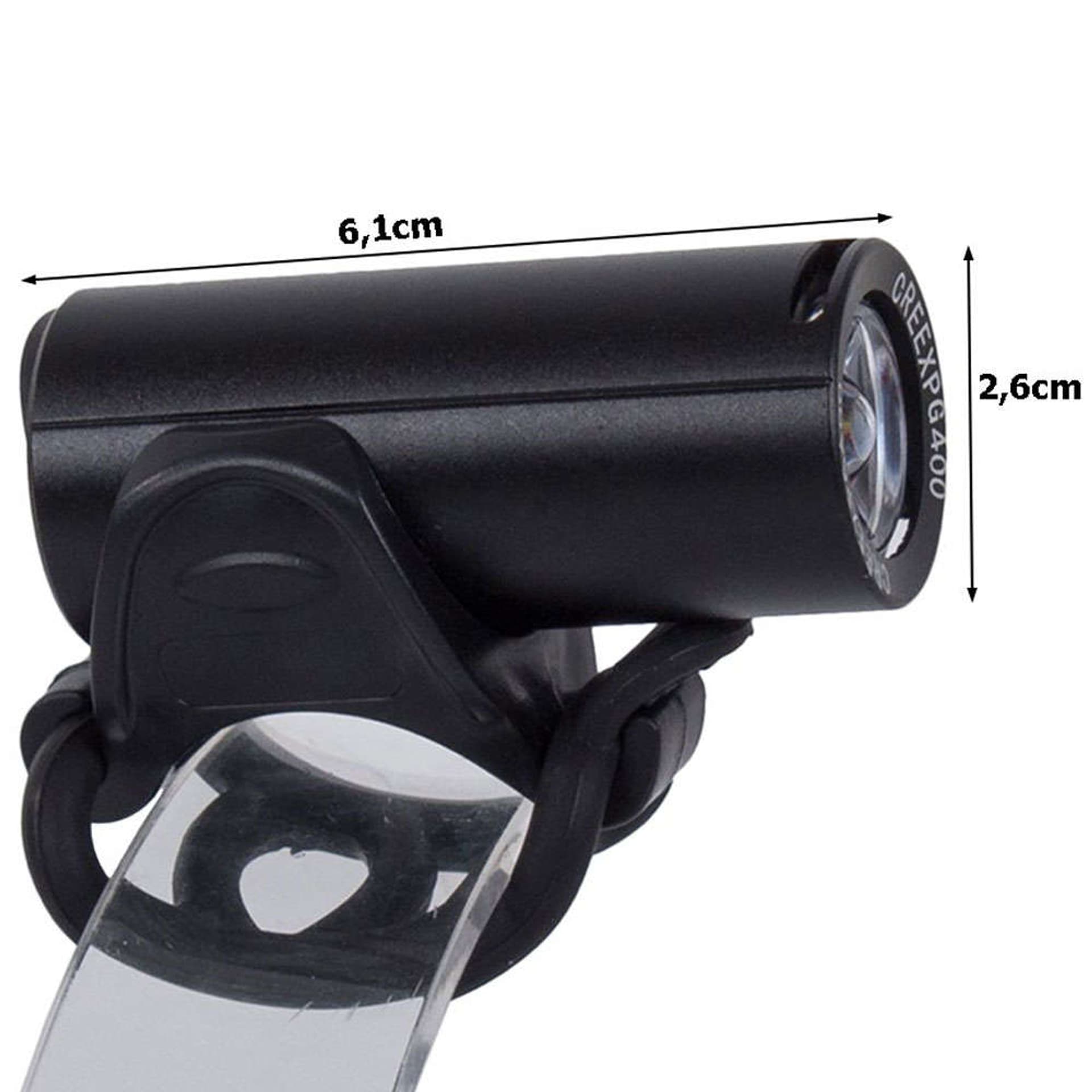 

Lampka rowerowa przednia Latarka dioda LED CREE XPG400 350lm lampa oświetlenie przód na rower