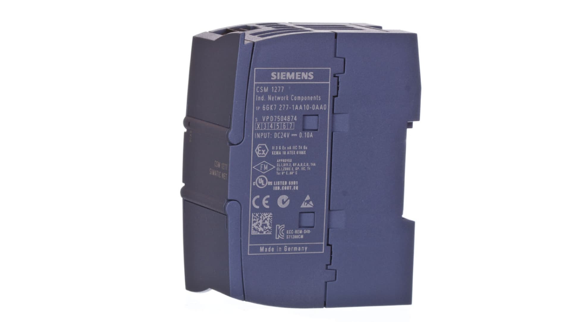 

Switch przemysłowy 4 porty RJ45 10/100Mb/s SIMATIC NET 6GK7277-1AA10-0AA0