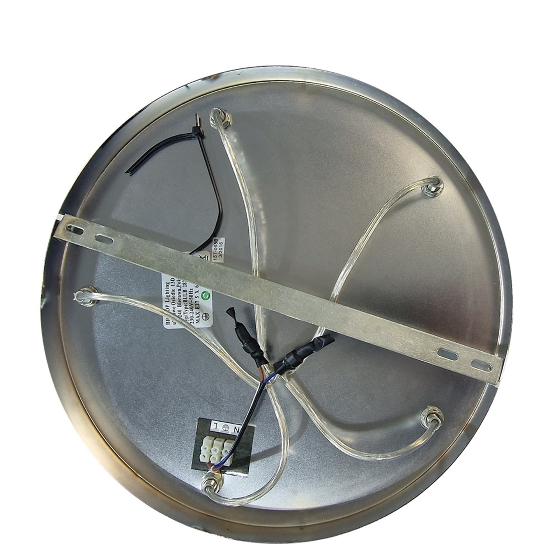 

Bulb Lampa Wisząca 5xE27 Max.60W Chrom/Transparentny/Biały