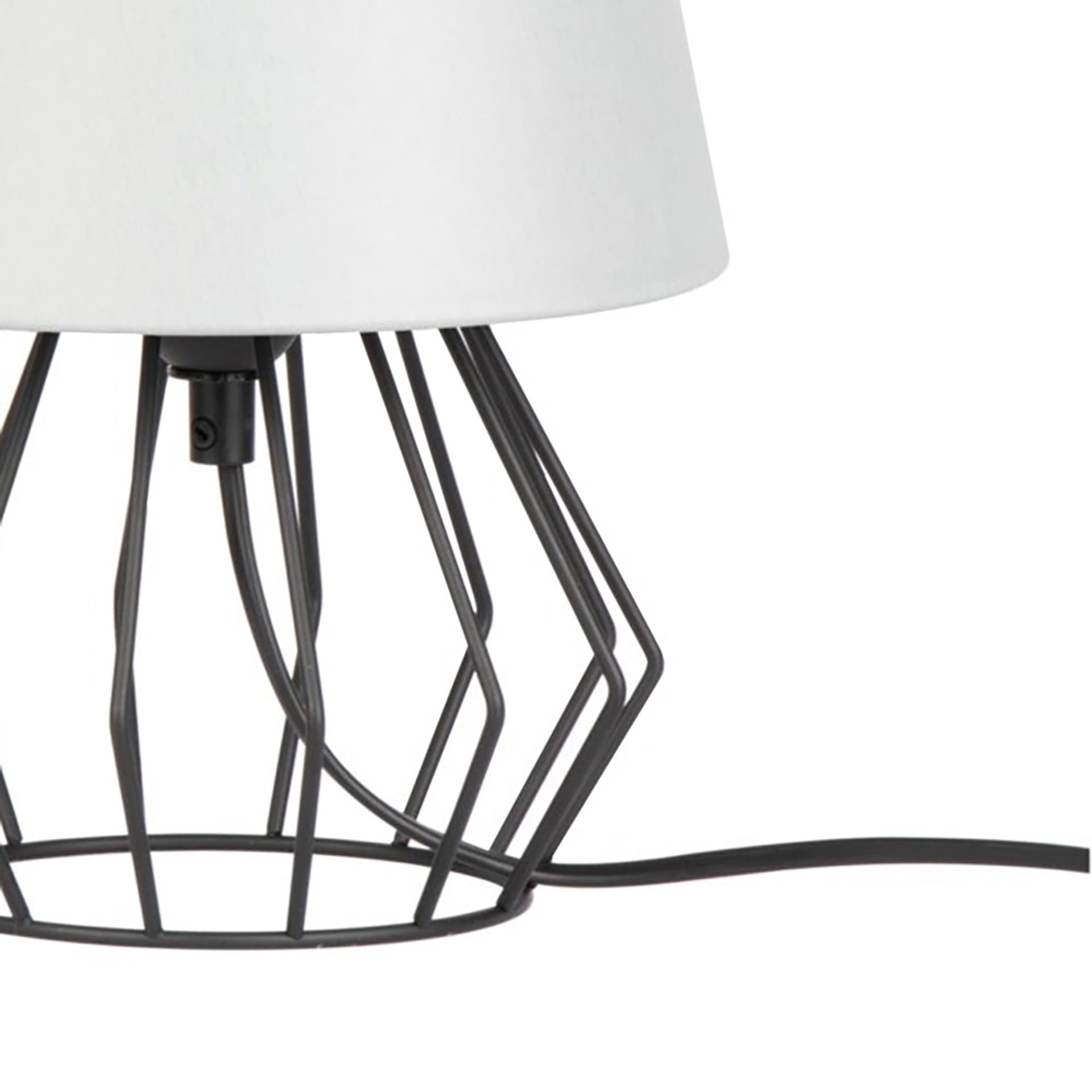 

Merano Lampa Stołowa 1xE27 Max.25W Czarny/Jasnoszary