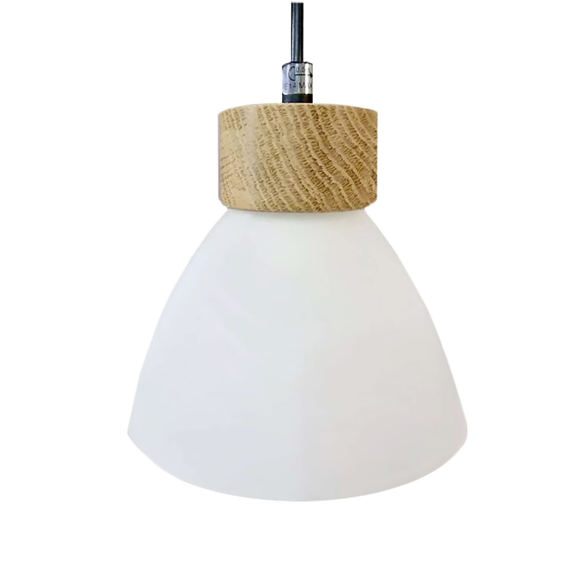 

Prahas Lampa Wisząca 1xE14 Max.40W Czarny/Dąb/Biel